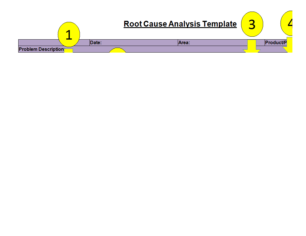 root cause analysis template in excel main image