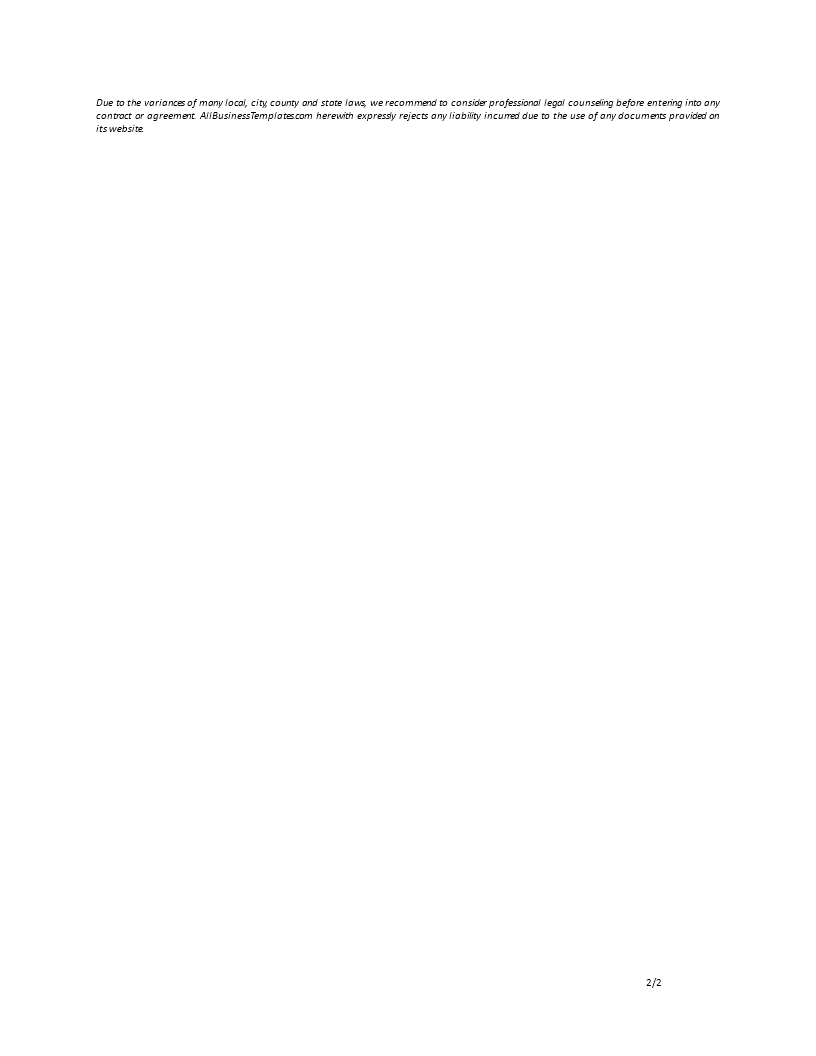 Formal Letter Landlord Notice to pay rent | Templates at