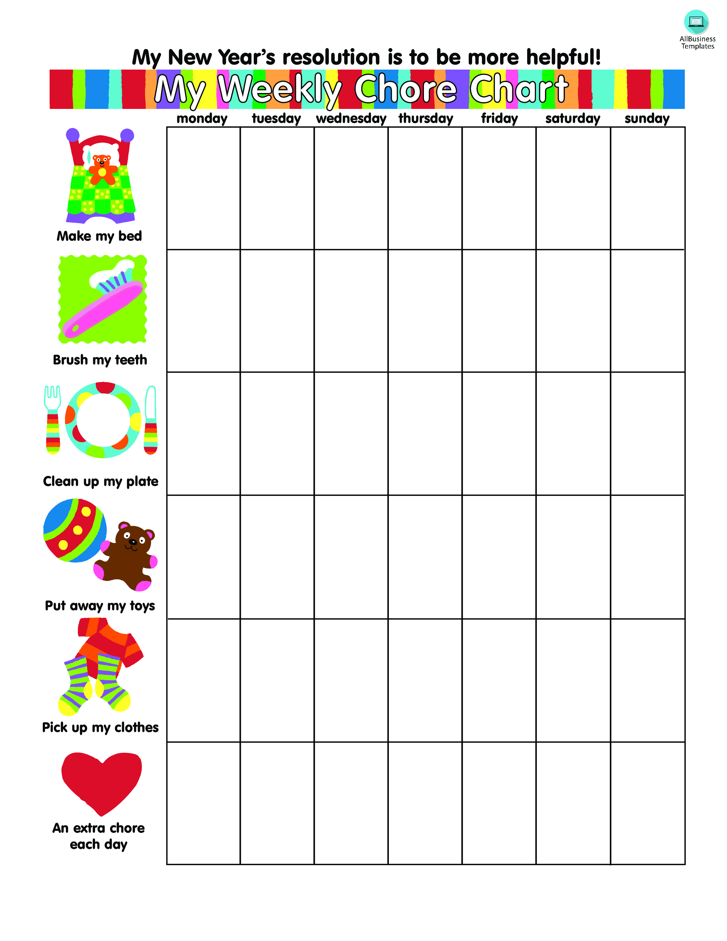 chore chart examples