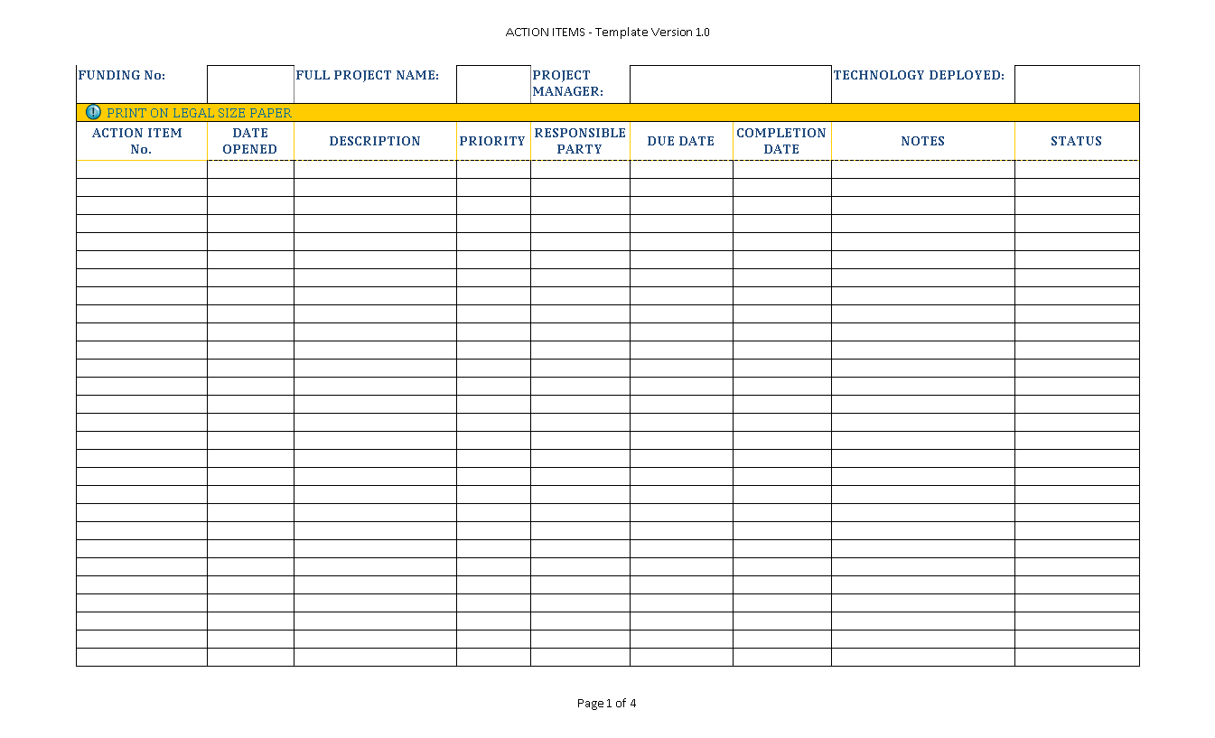 sample multiple project tracking tool template