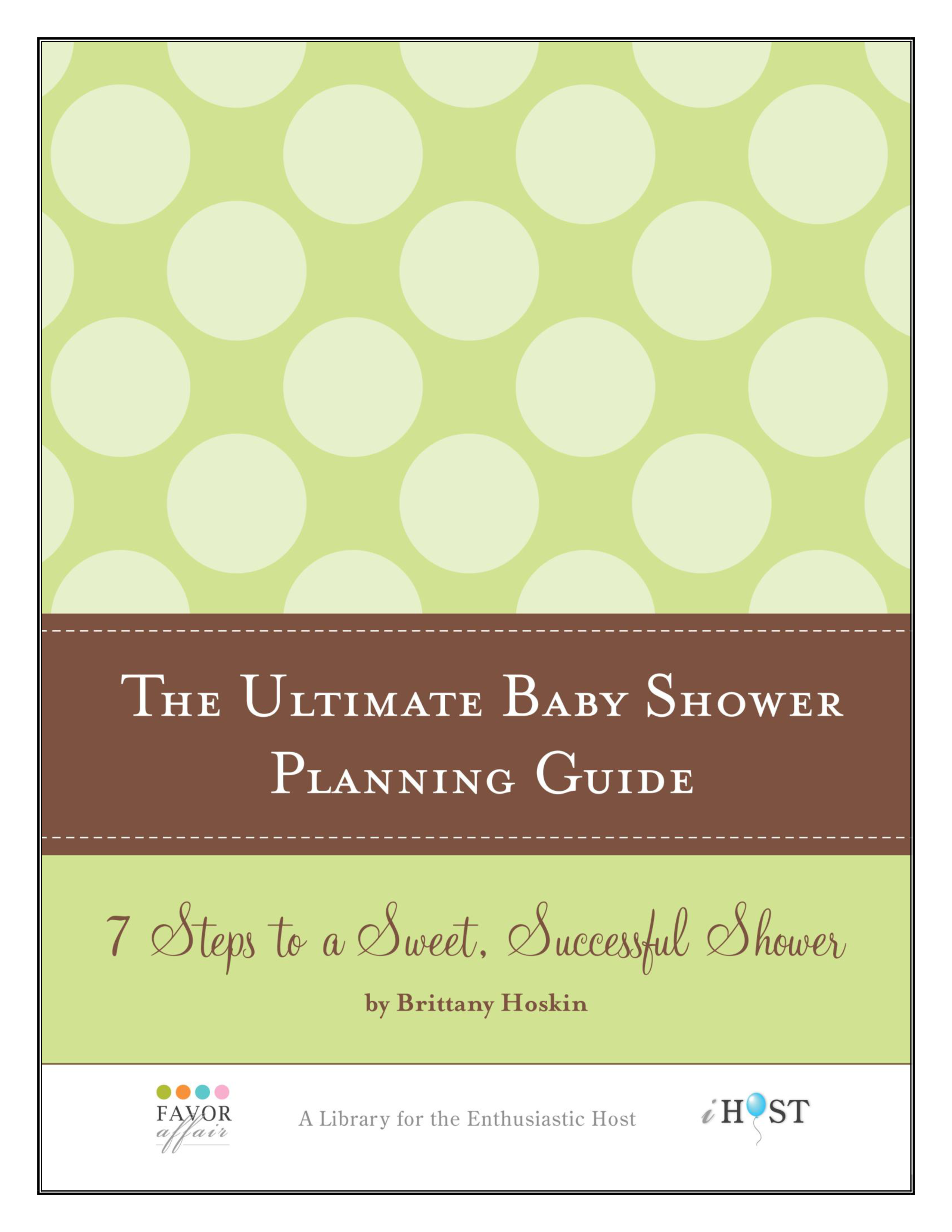 baby shower party to do list modèles