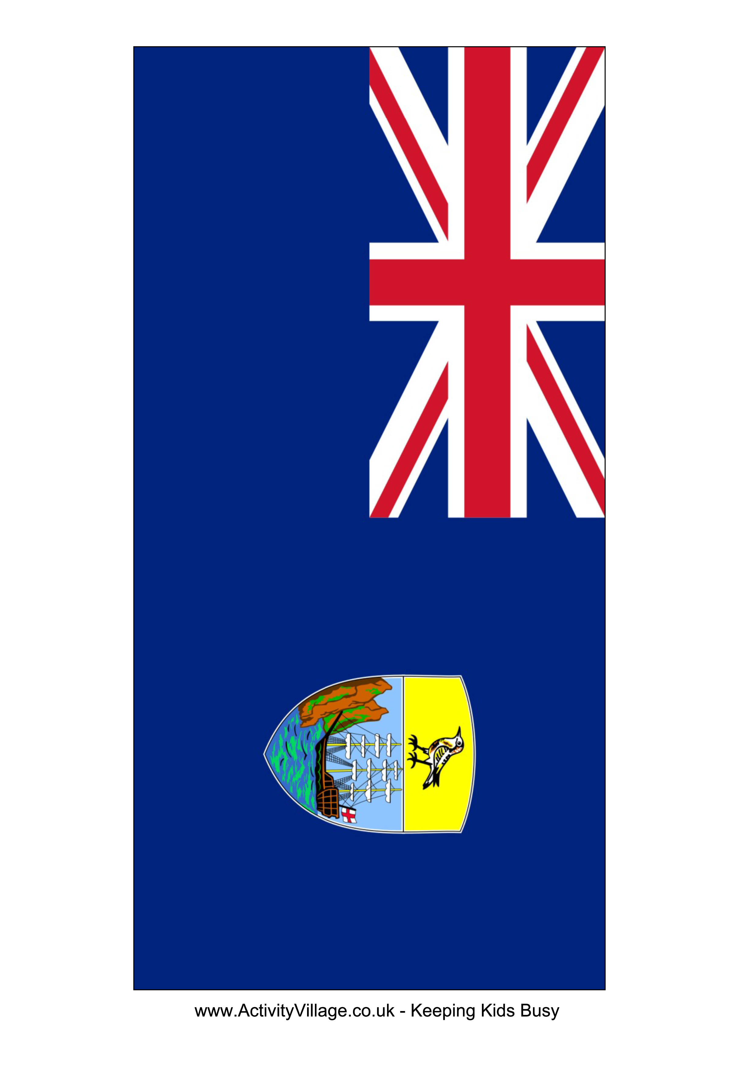 Saint Helena Flag 模板