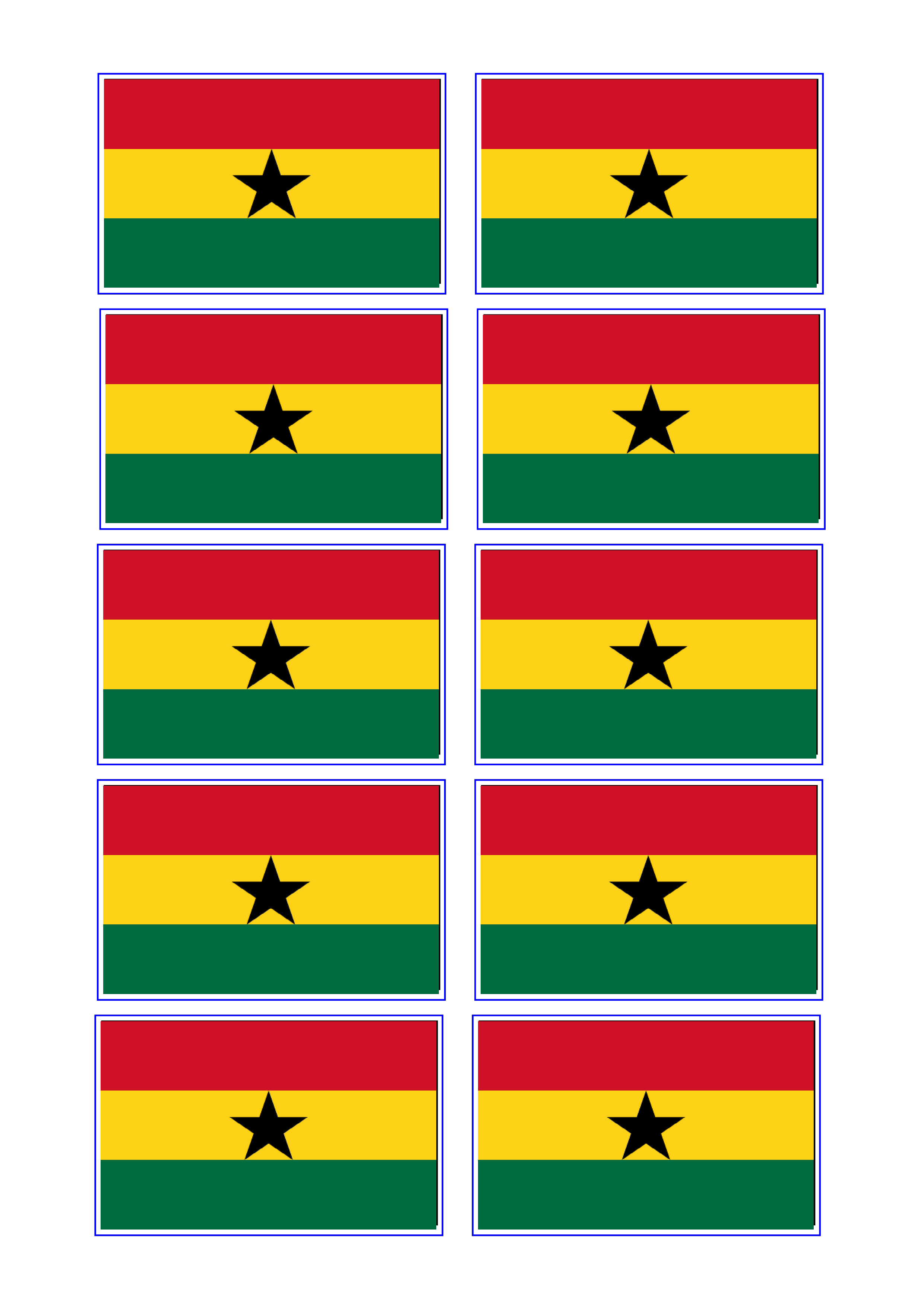 Ghana Flag Free Printable Ghana Flag Flag Template Ghana Fla
