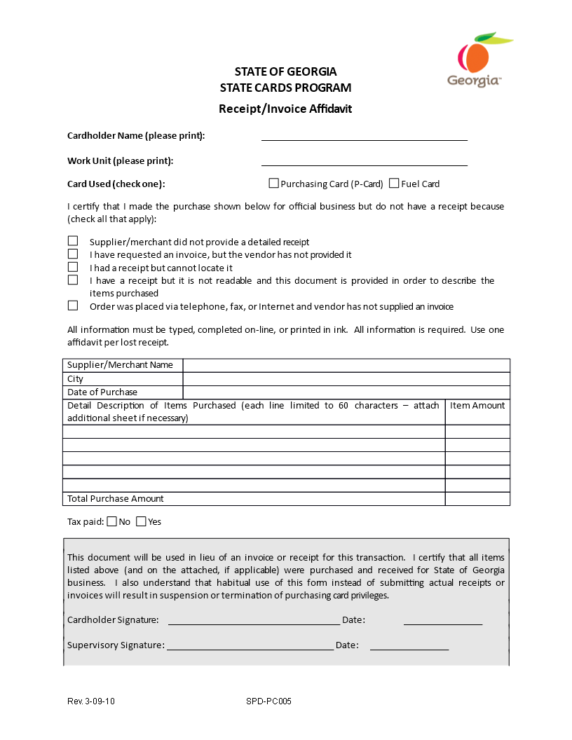 receipt invoice template