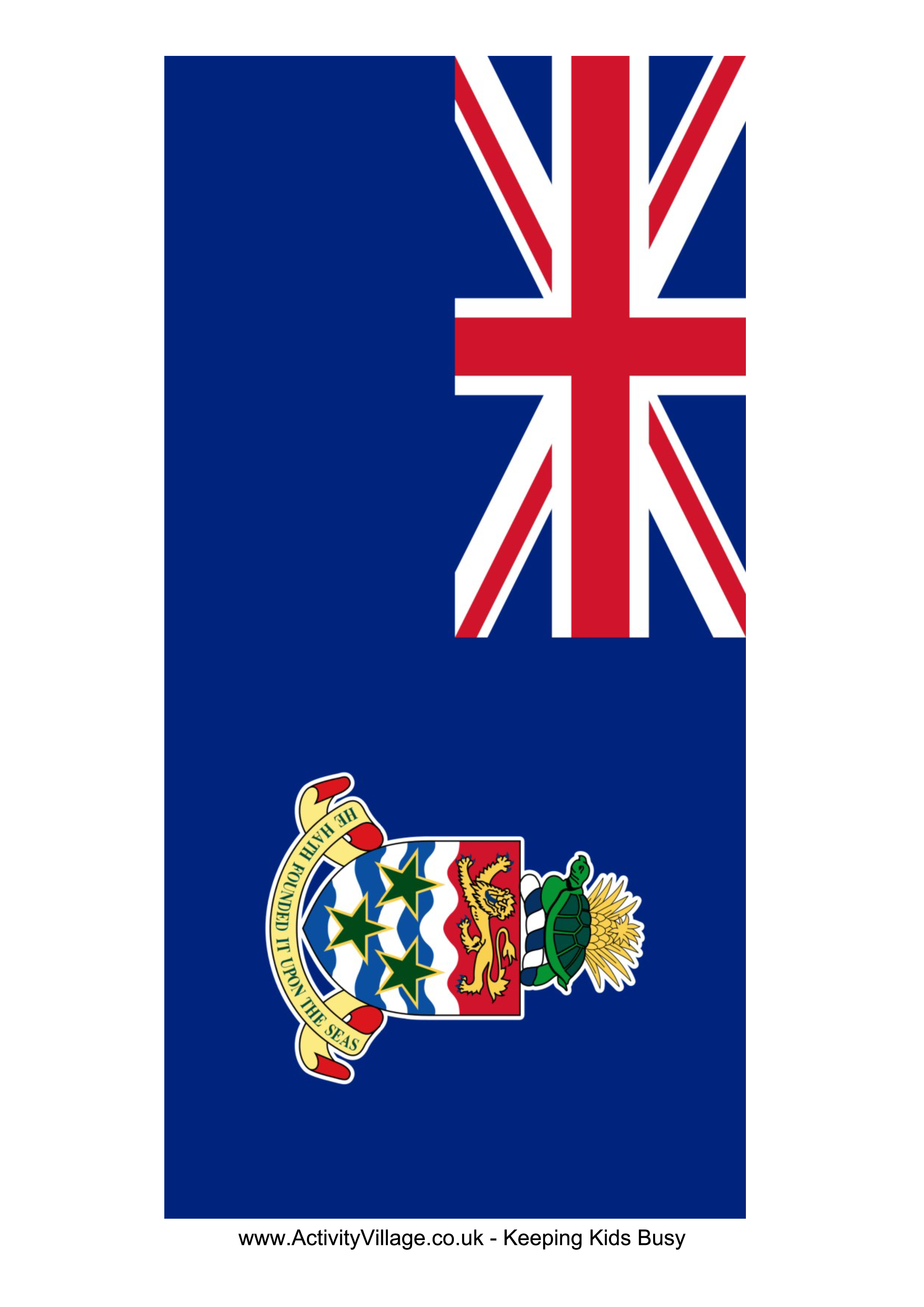 Cayman Islands Flag 模板