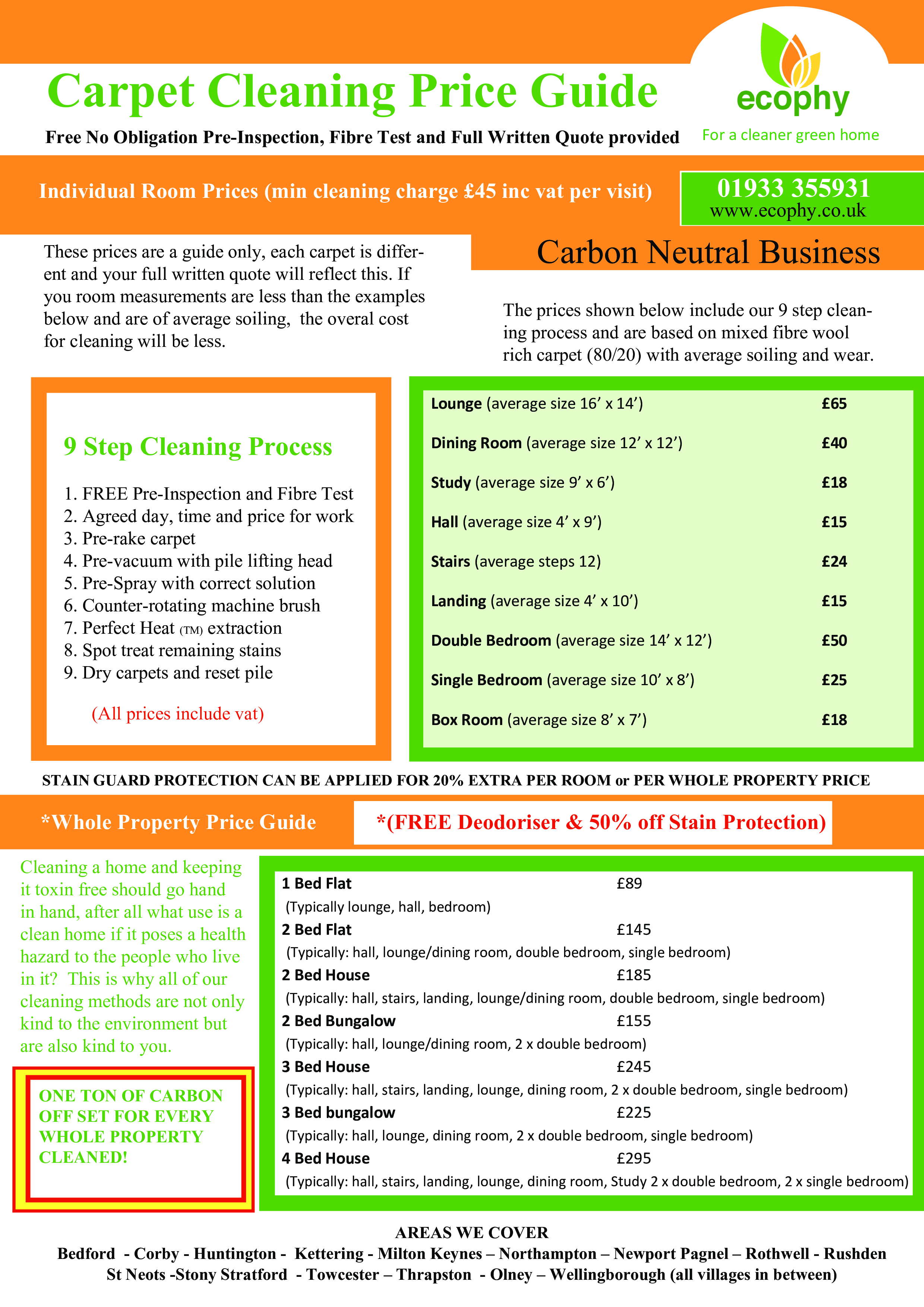 carpet cleaning price guide Hauptschablonenbild