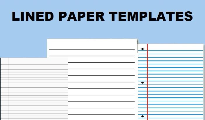 Lined paper printable