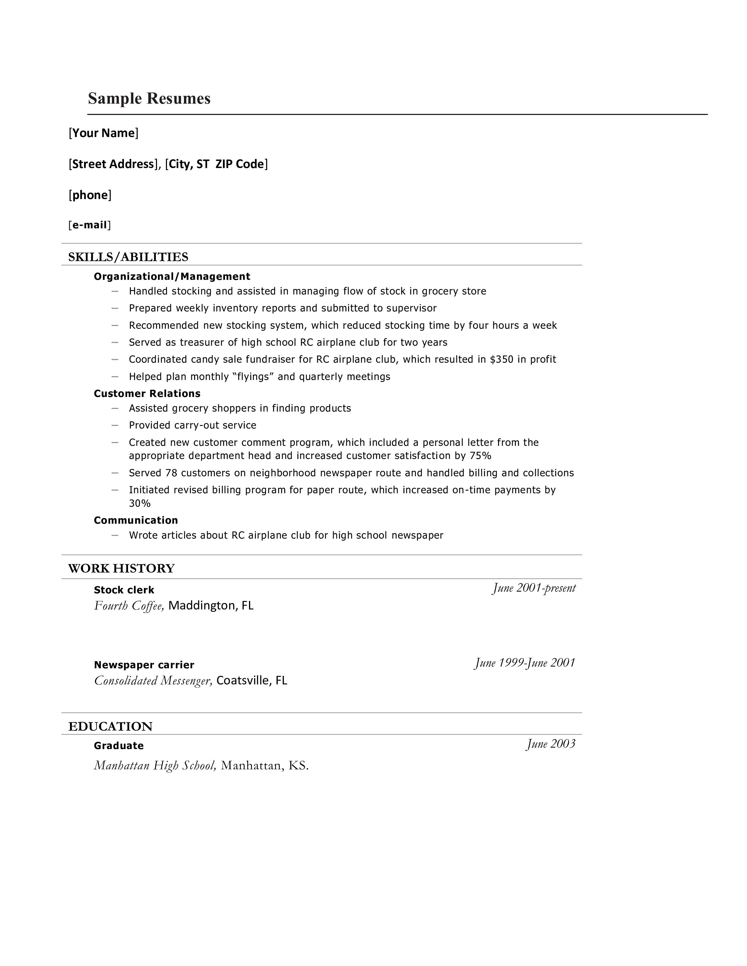 union carpenter resume with carpenter skills modèles