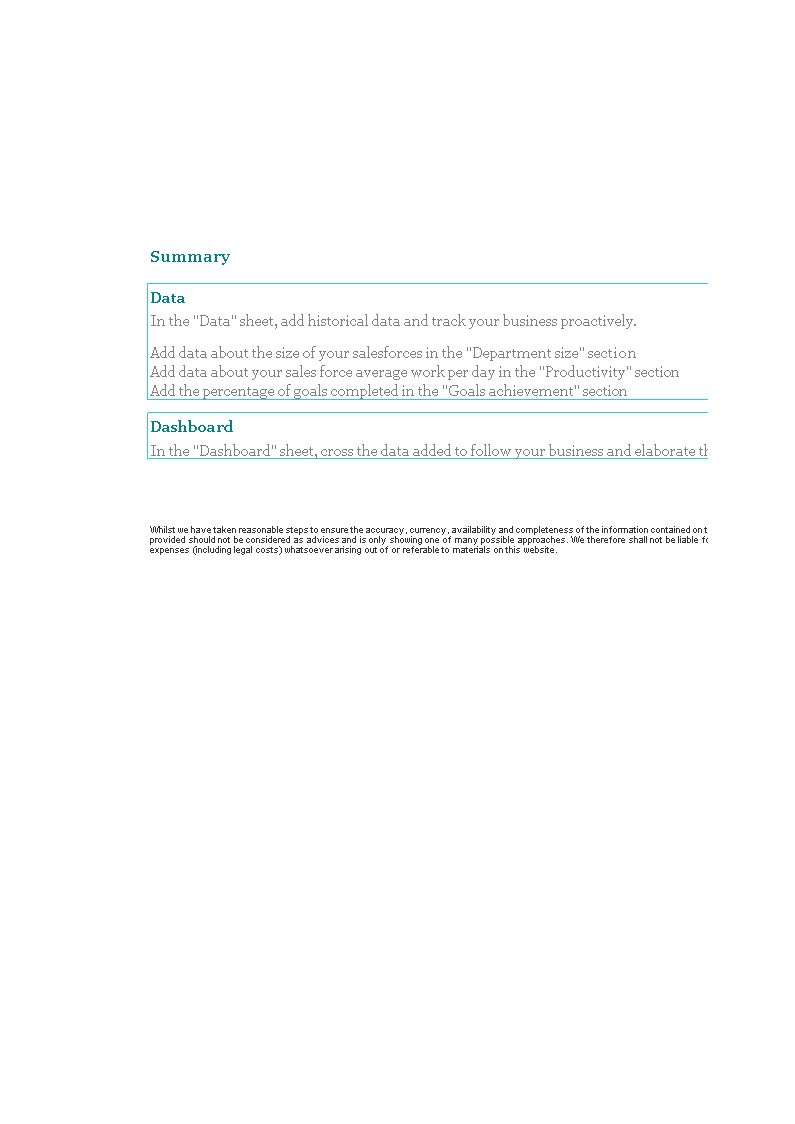 Excel Sales Dashboard main image