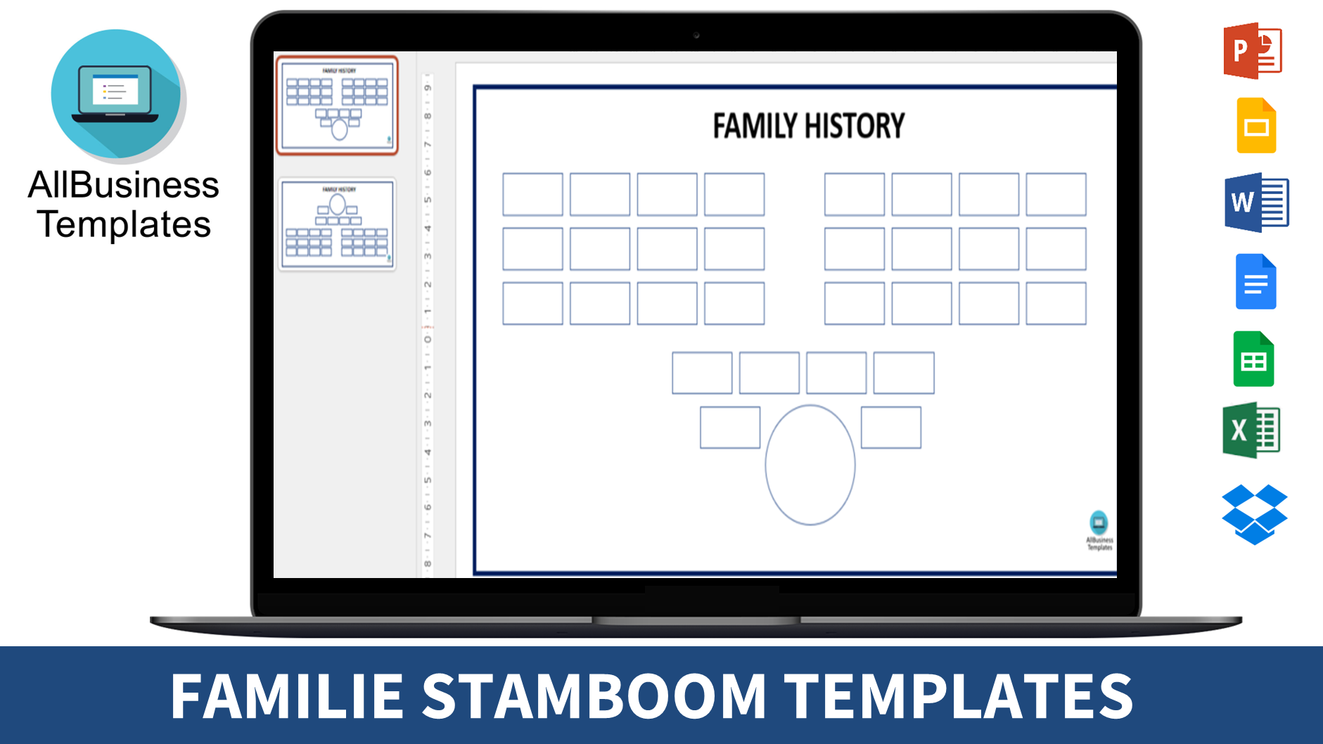 familie stamboom template