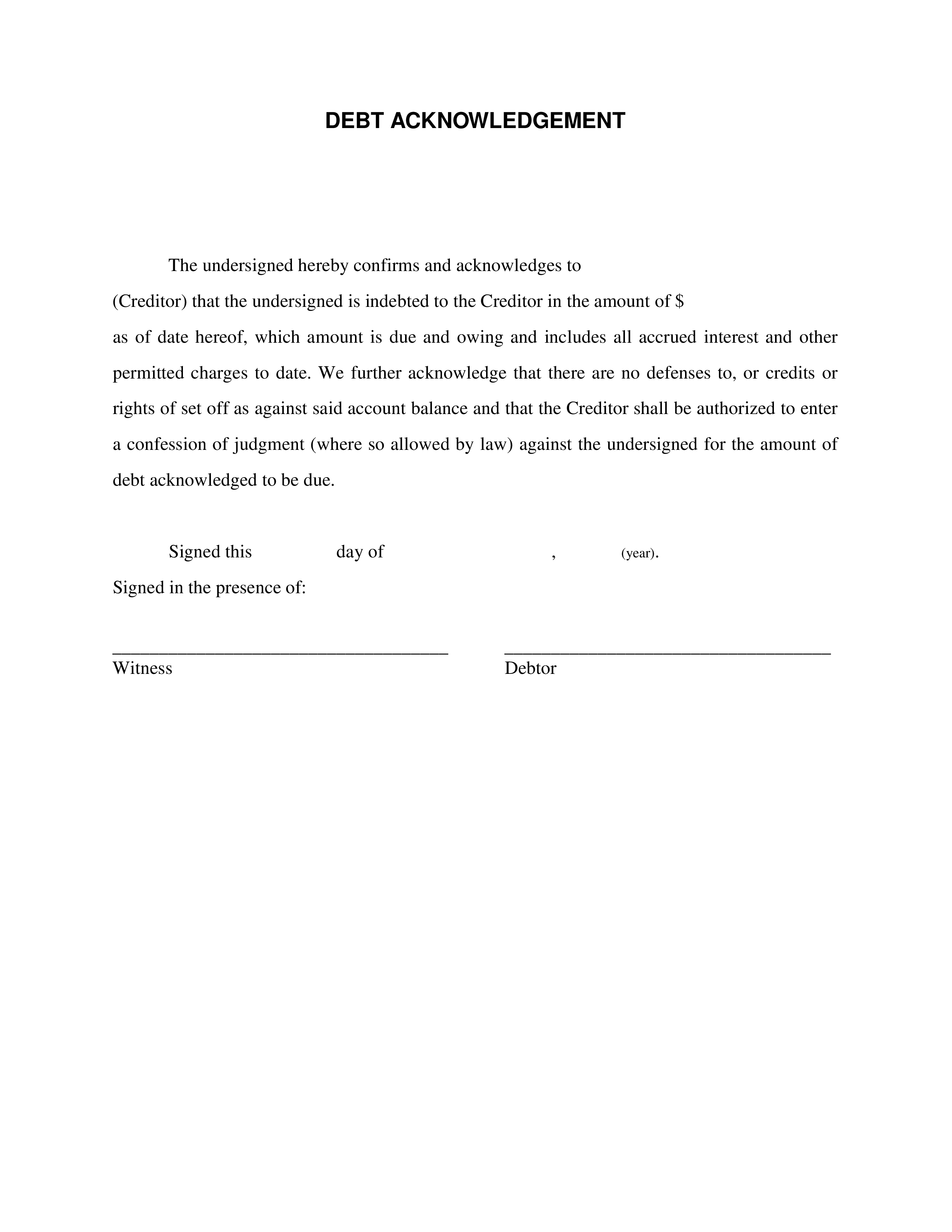 bank payment acknowledgement letter template