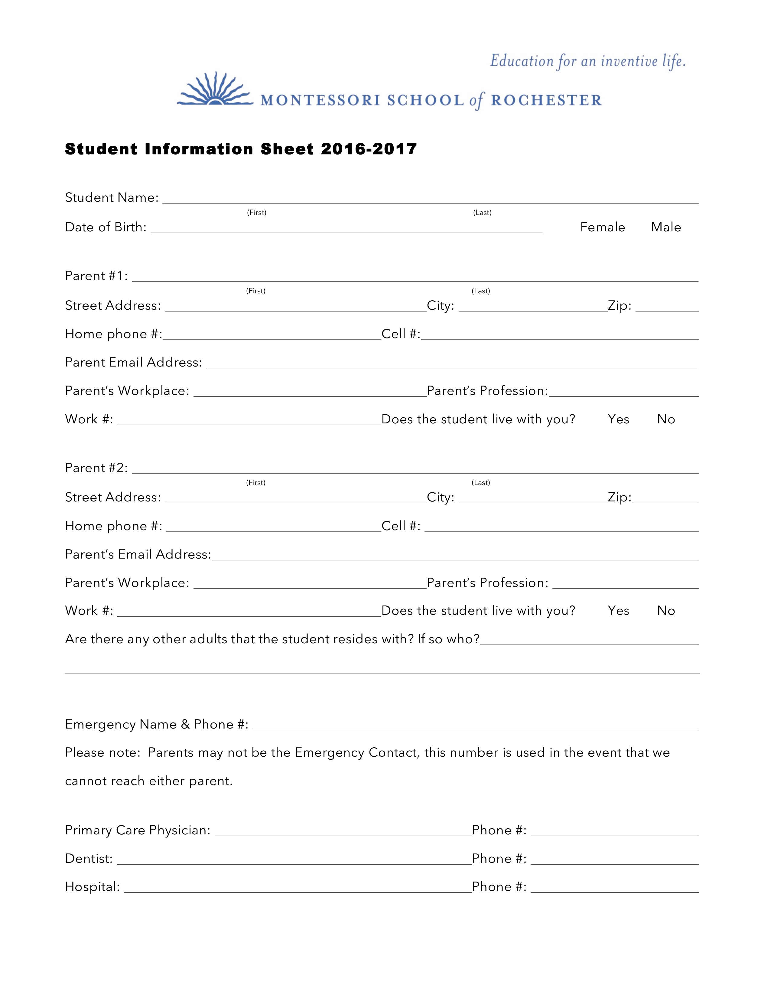 Student Information Sheet Templates At Allbusinesstemplates student-information-sheet-templates-at-allbusinesstemplates