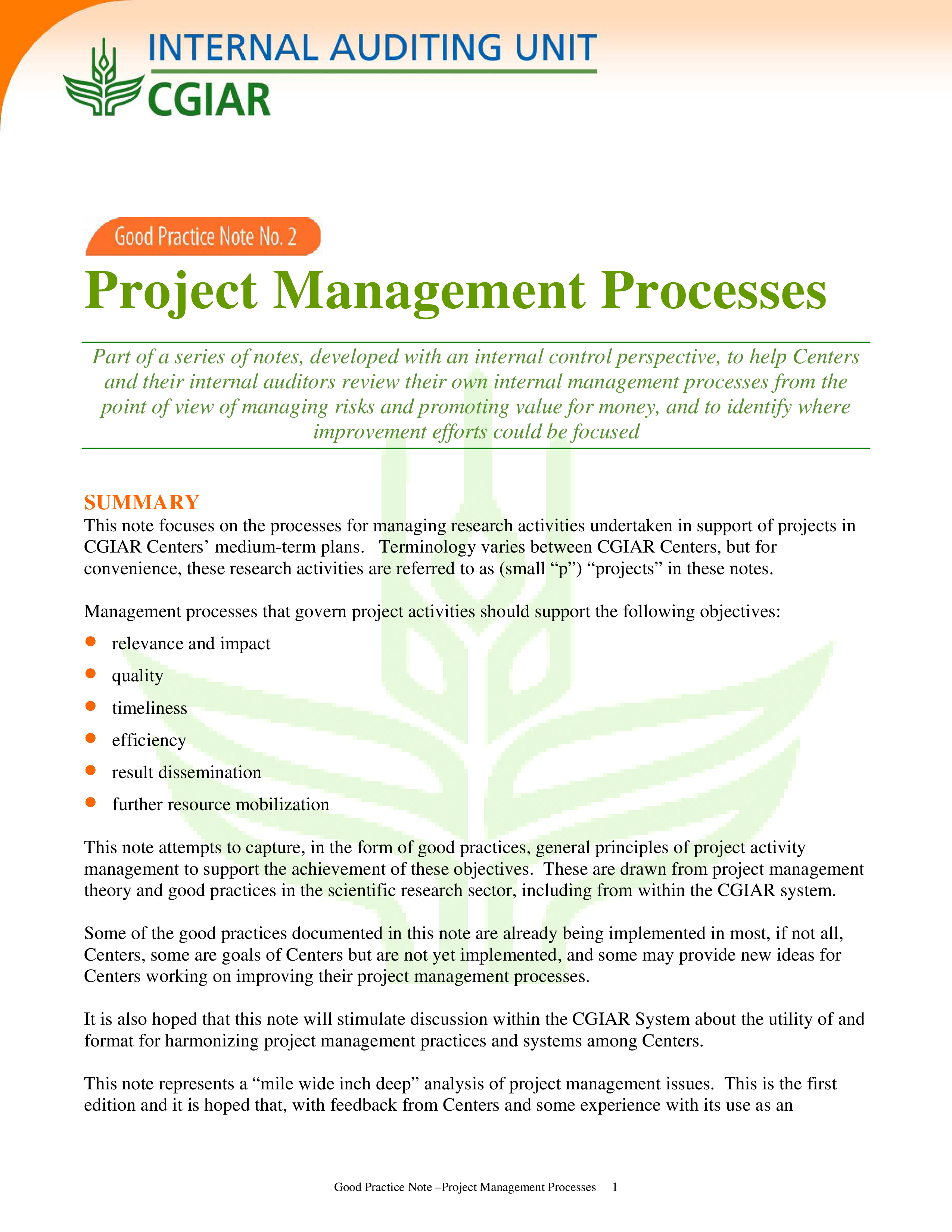 Project Management Process Timeline main image