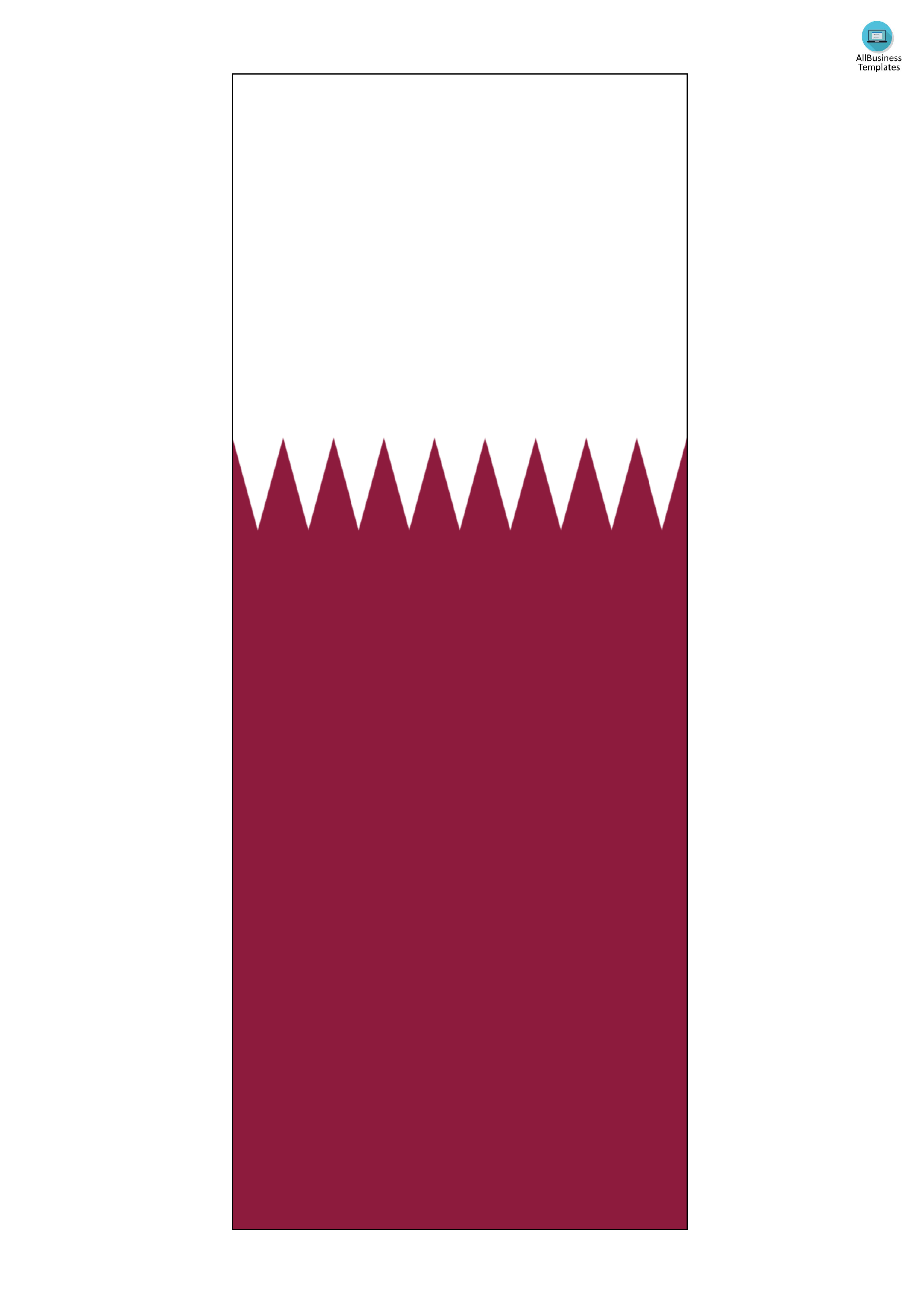 qatar flag voorbeeld afbeelding 