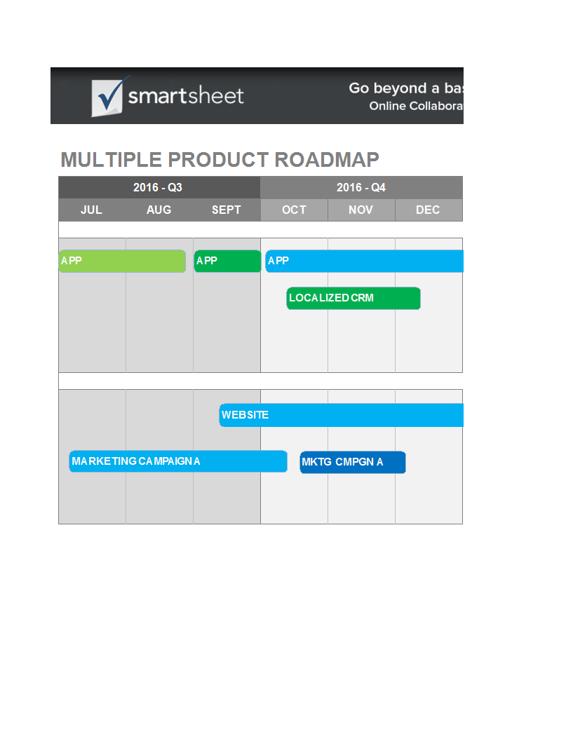 Excel Product Roadmap Template from www.allbusinesstemplates.com