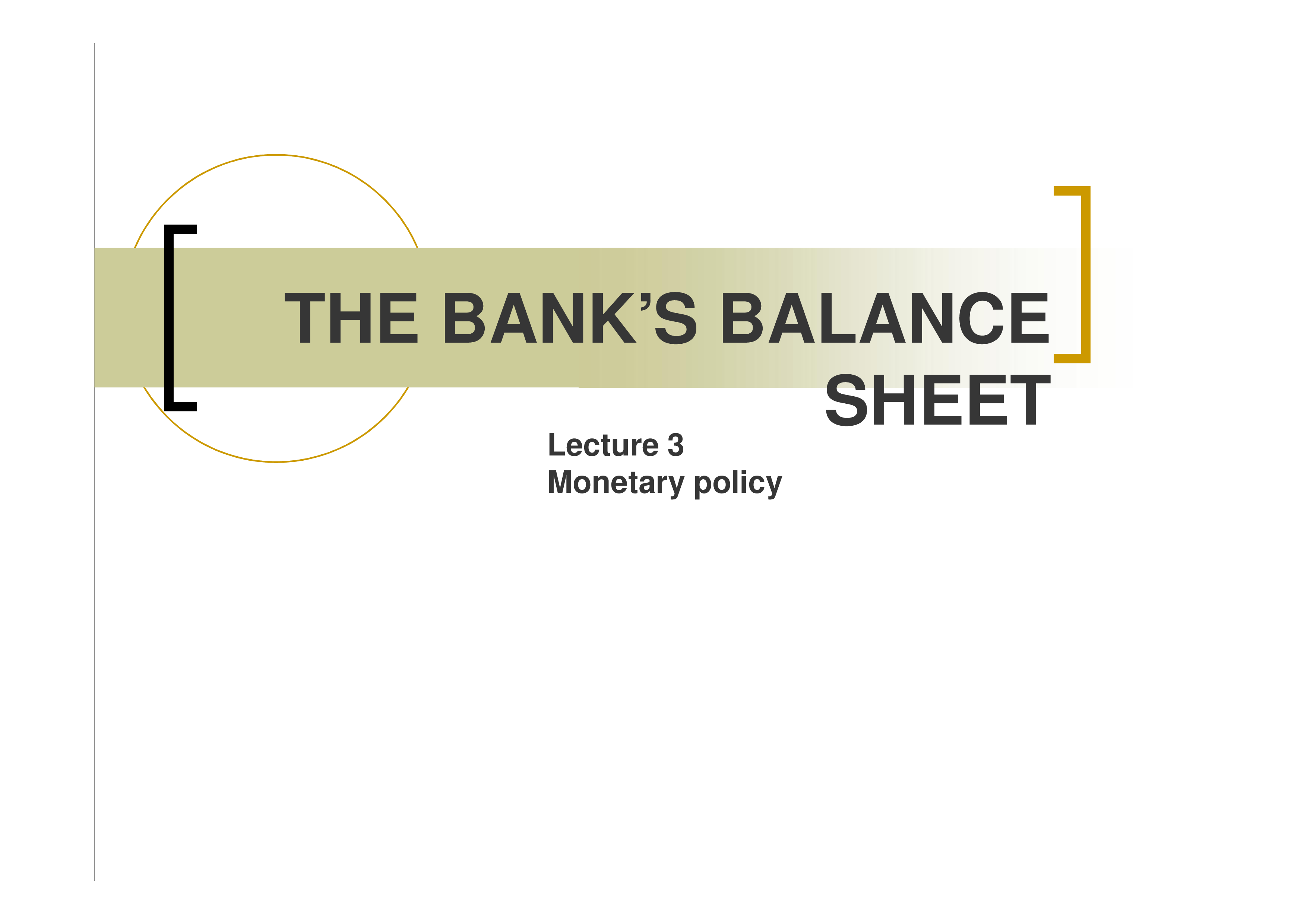 Bank Balance Sheet Format 模板