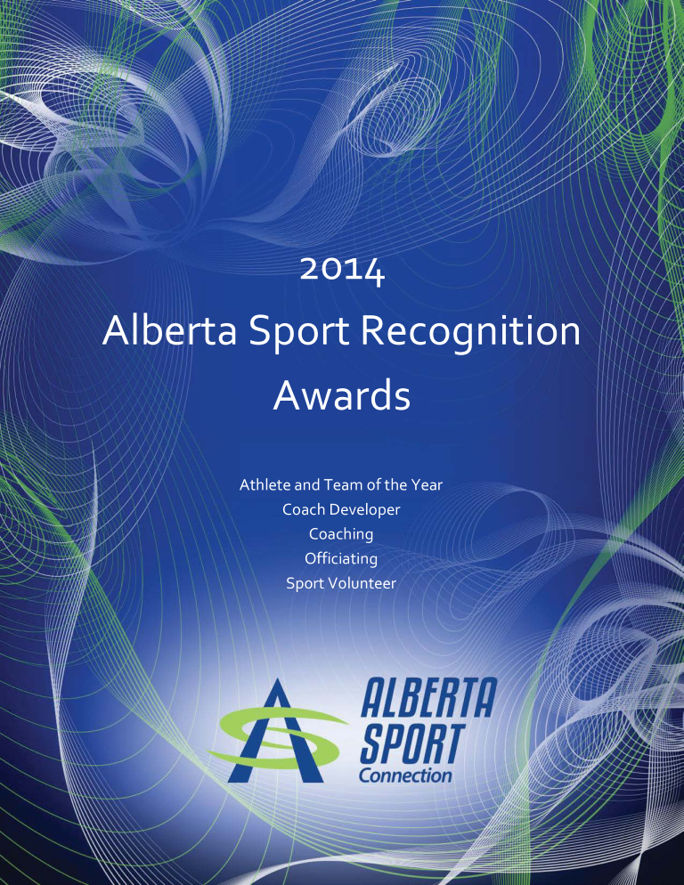 sports recognition award voorbeeld afbeelding 