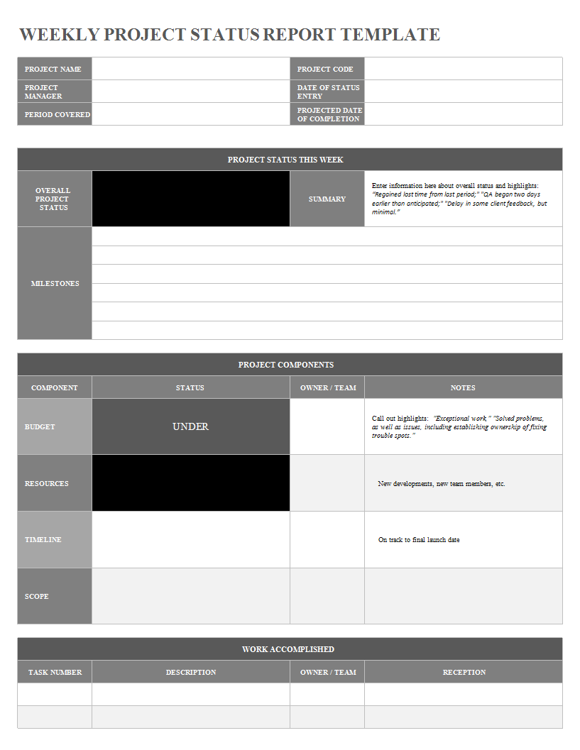 Excel Template For Project Tracking from www.allbusinesstemplates.com