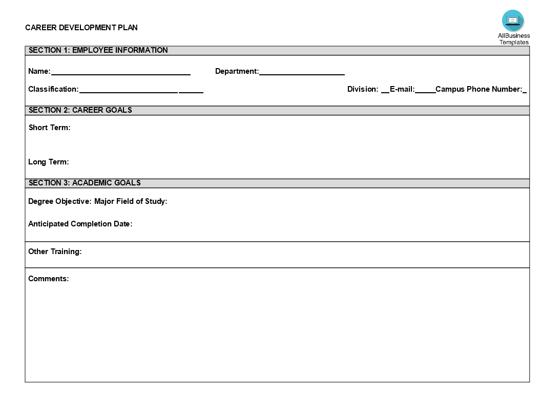 Employee Career Development Plan main image