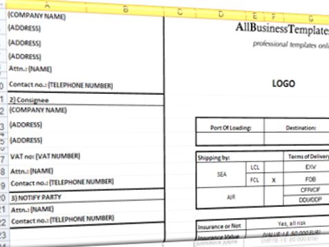 Container Shipping Template 模板