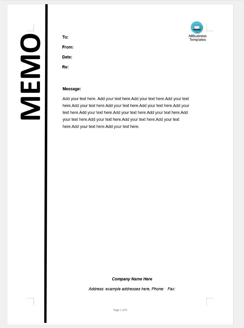 Legal Memo Example  Templates at allbusinesstemplates.com