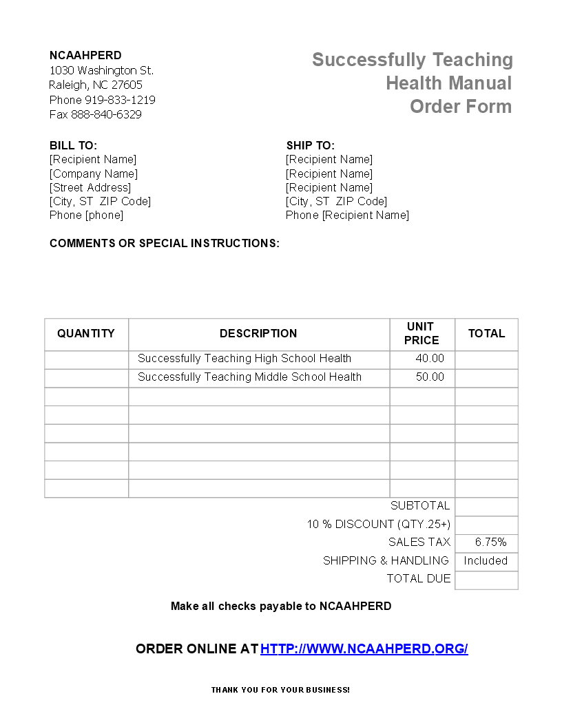 Printable Sales Invoice Templates at
