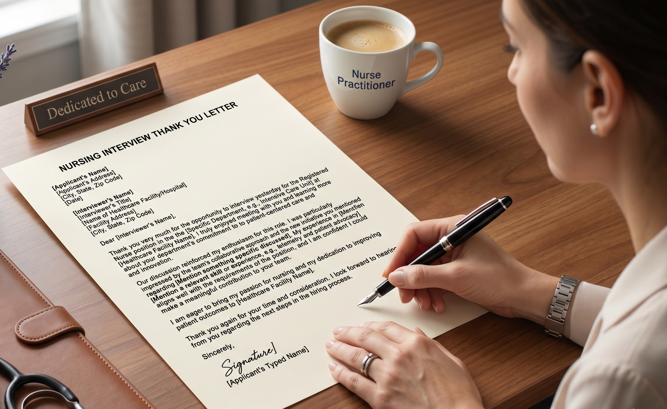 Nursing Interview Thank You Letter