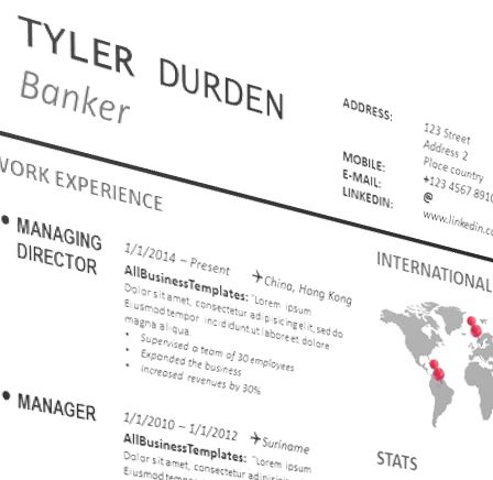 Modern Resume Template main image