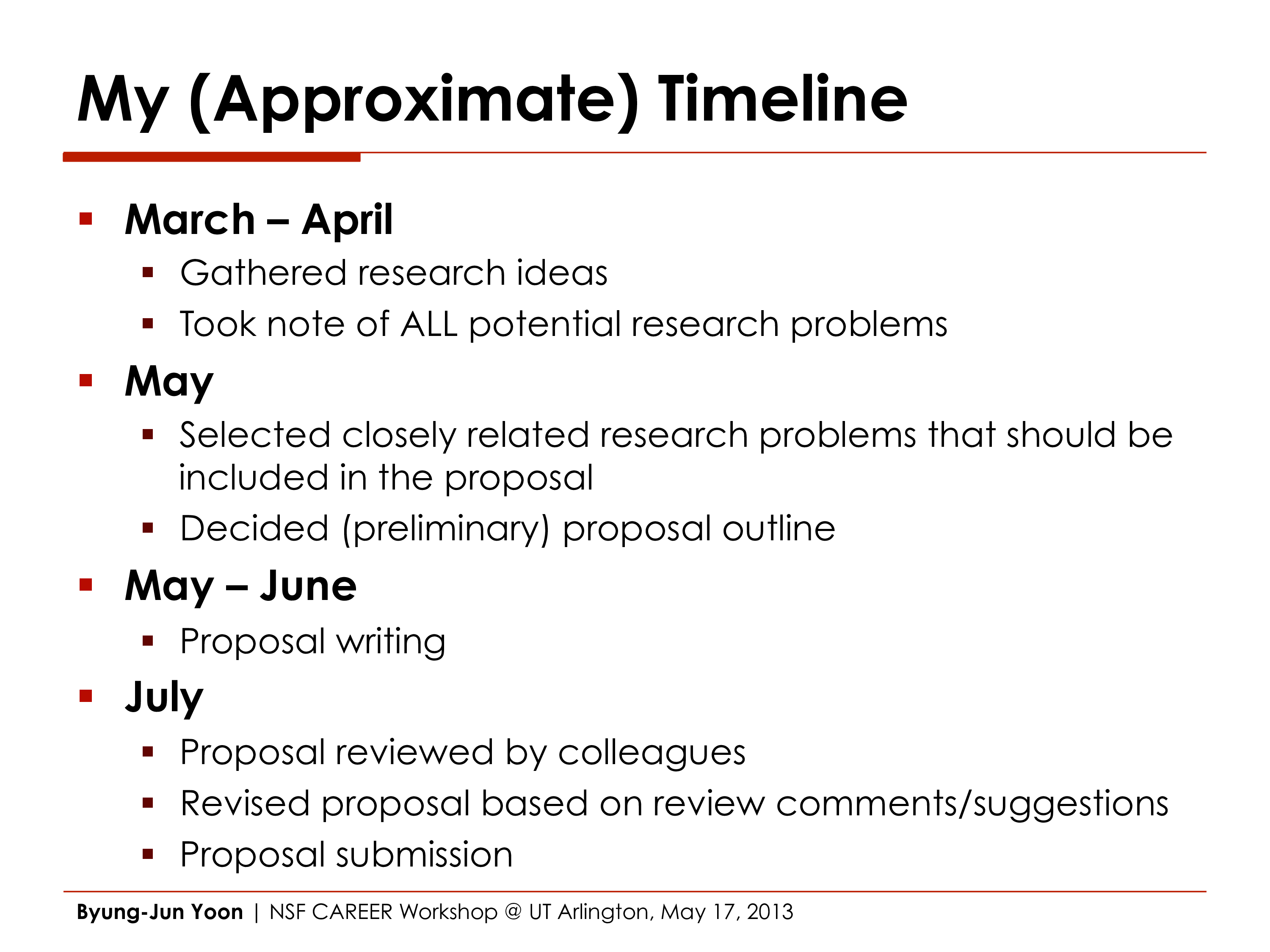 academic research proposal presentation template