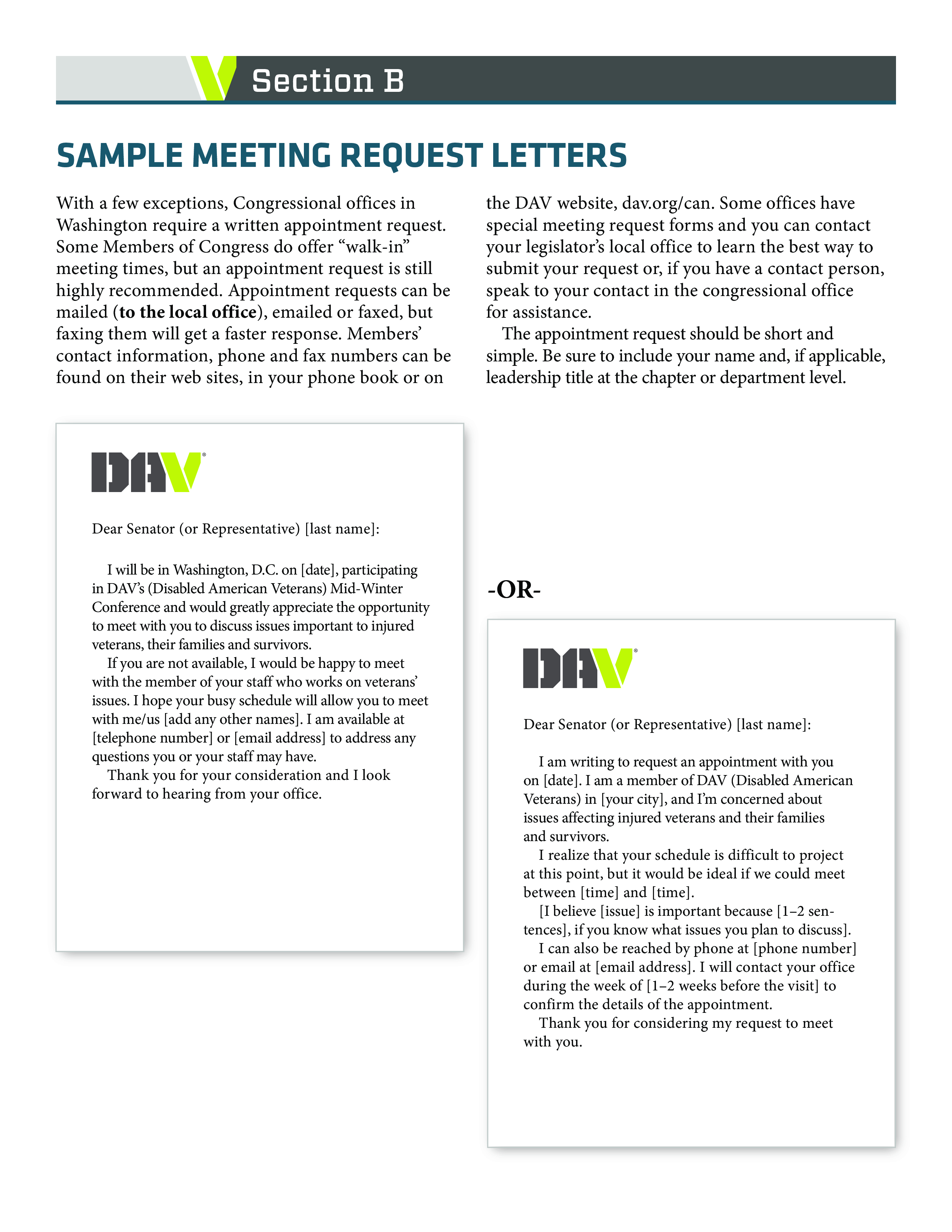 business meeting appointment letter template