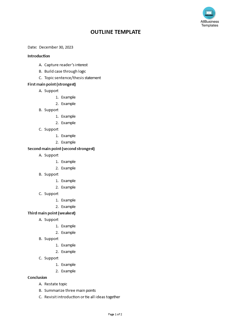 Alphanumeric Outline main image