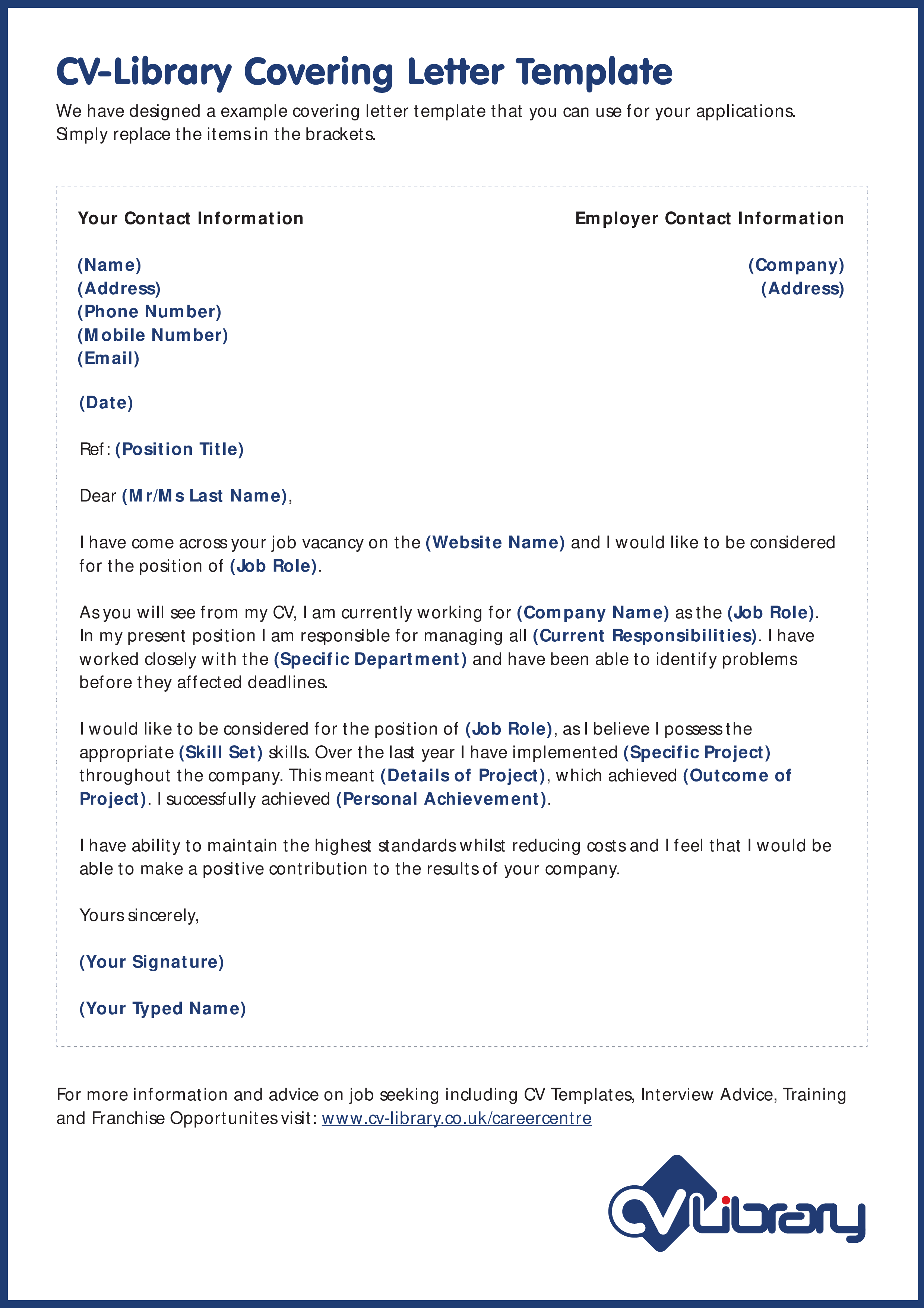 librarian cover letter template