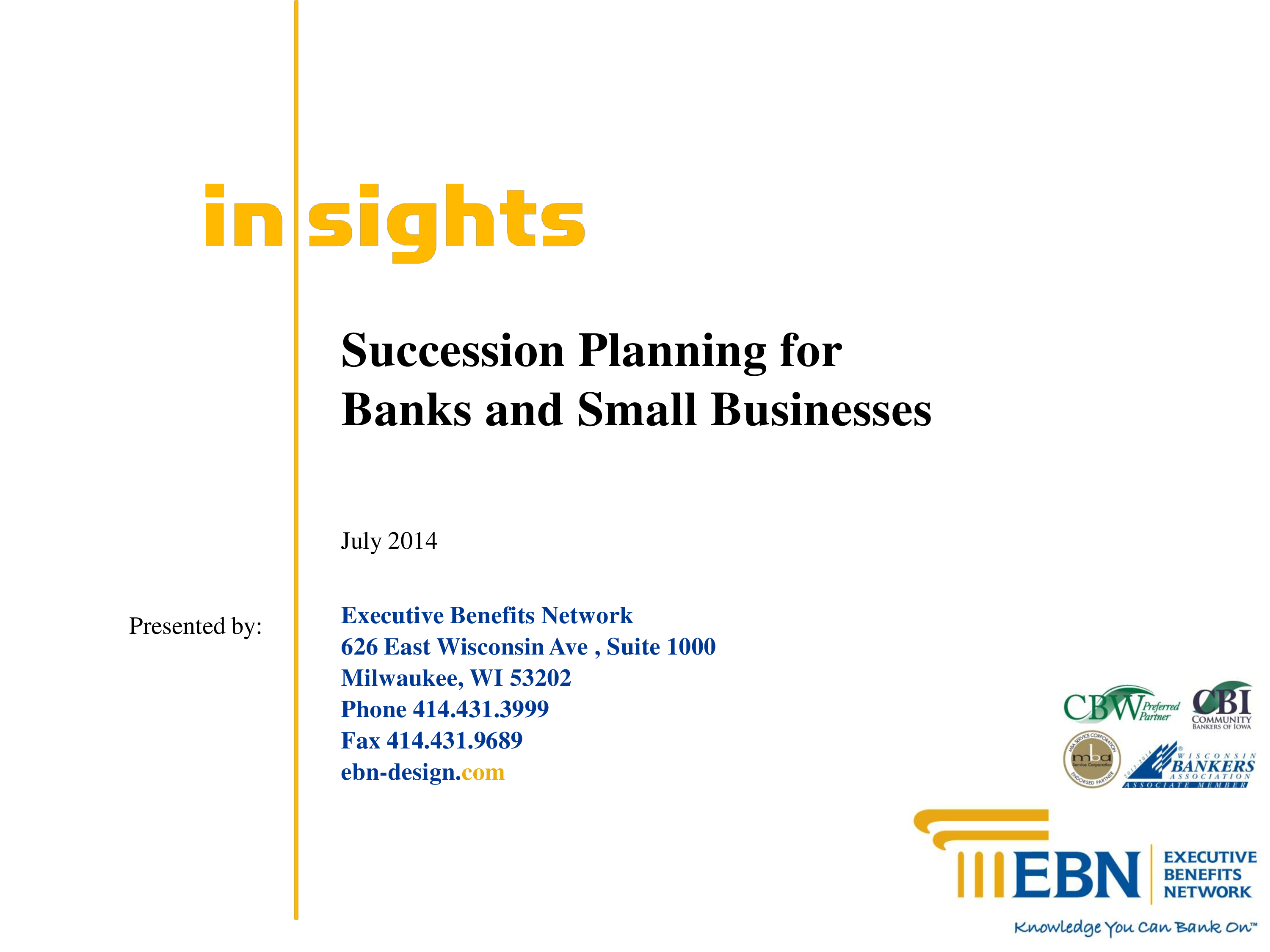 Bank Succession Planning main image