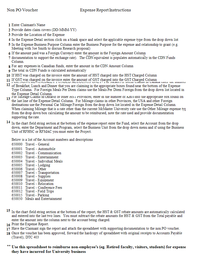 expense report template worksheet excel main image