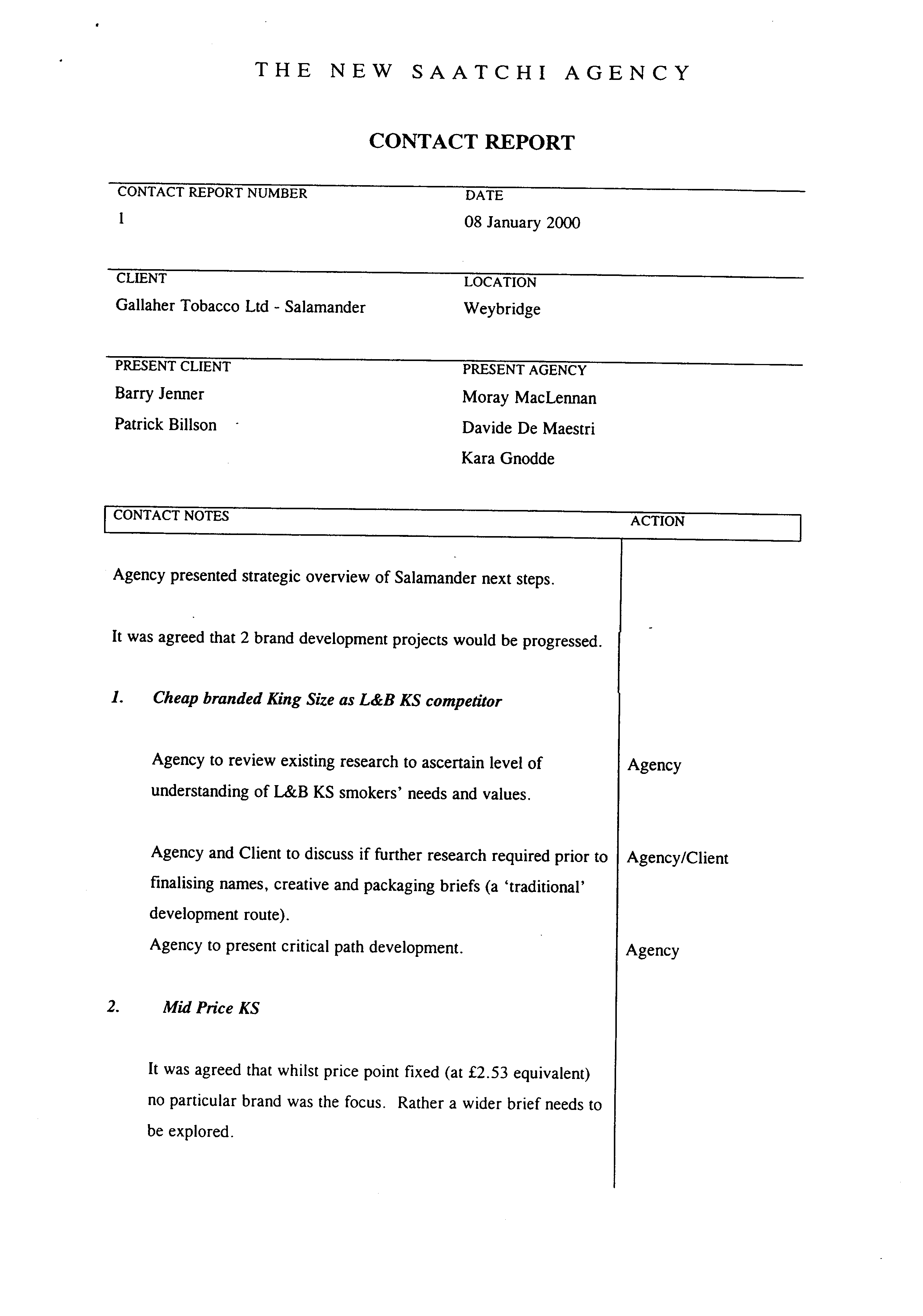 agency report template