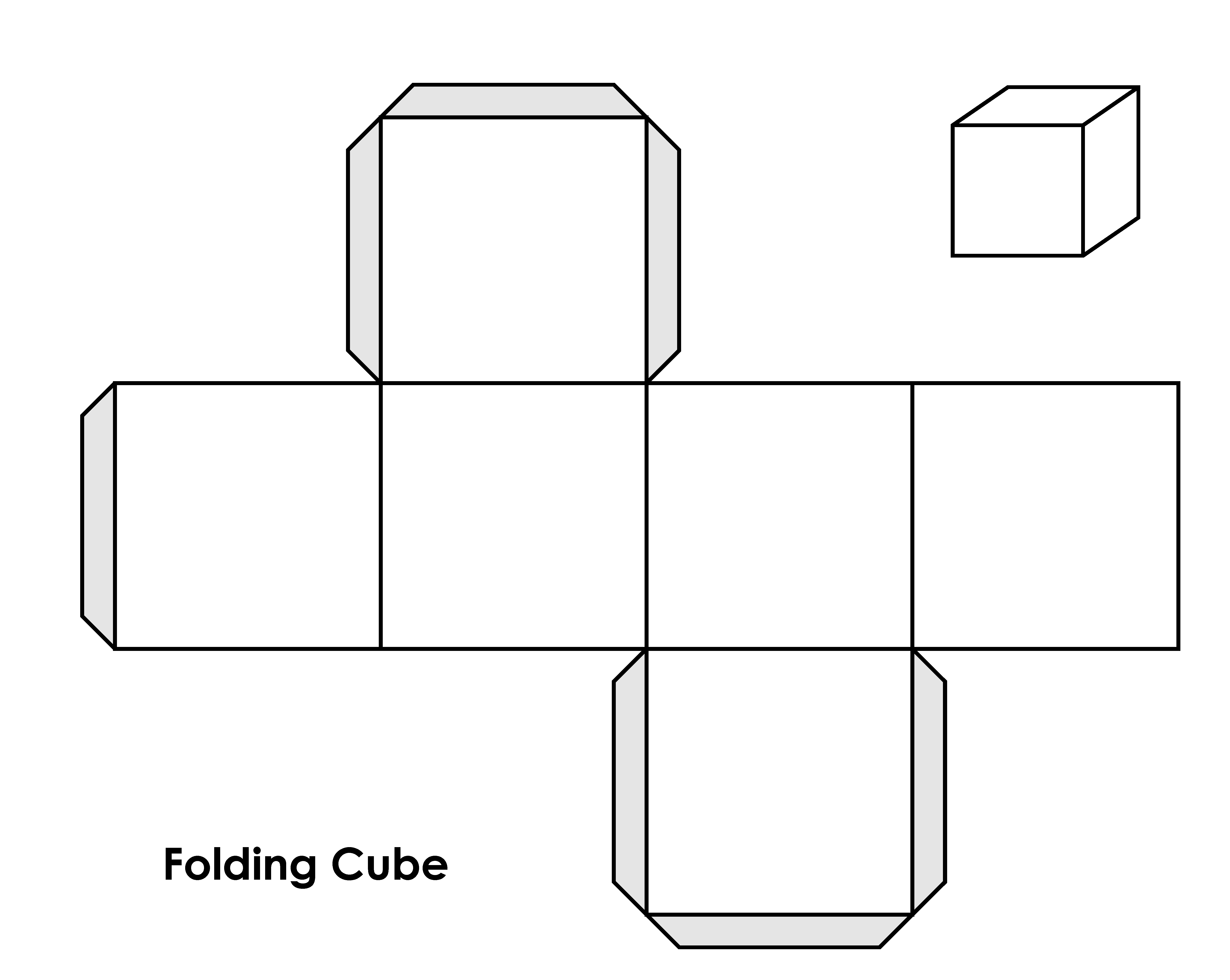 Template For A Cube from www.allbusinesstemplates.com