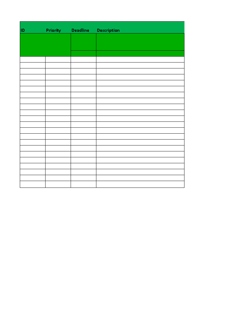 checklist spreadsheet in excel modèles