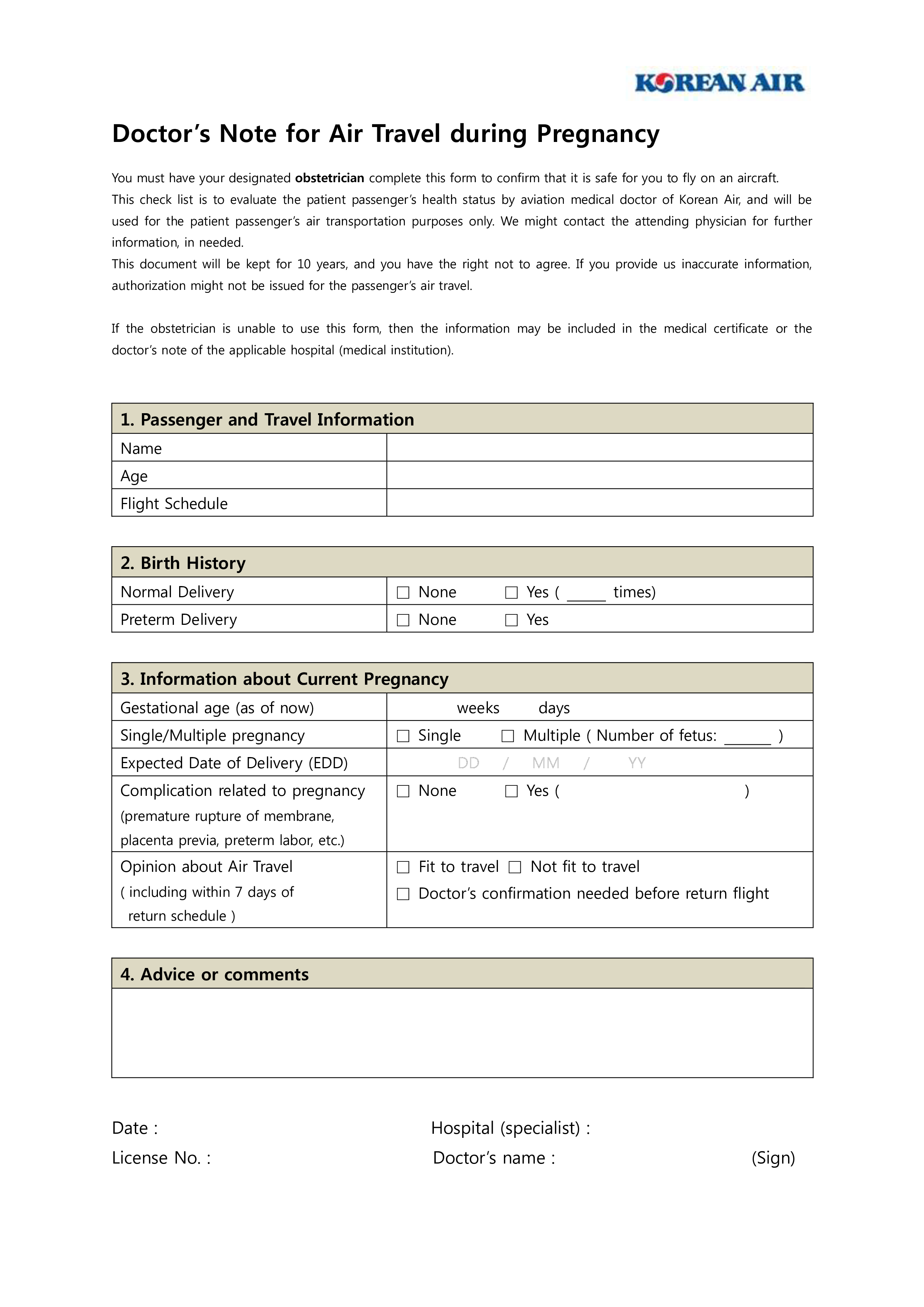 Fit To Fly Certificate Template Sampletemplate my id