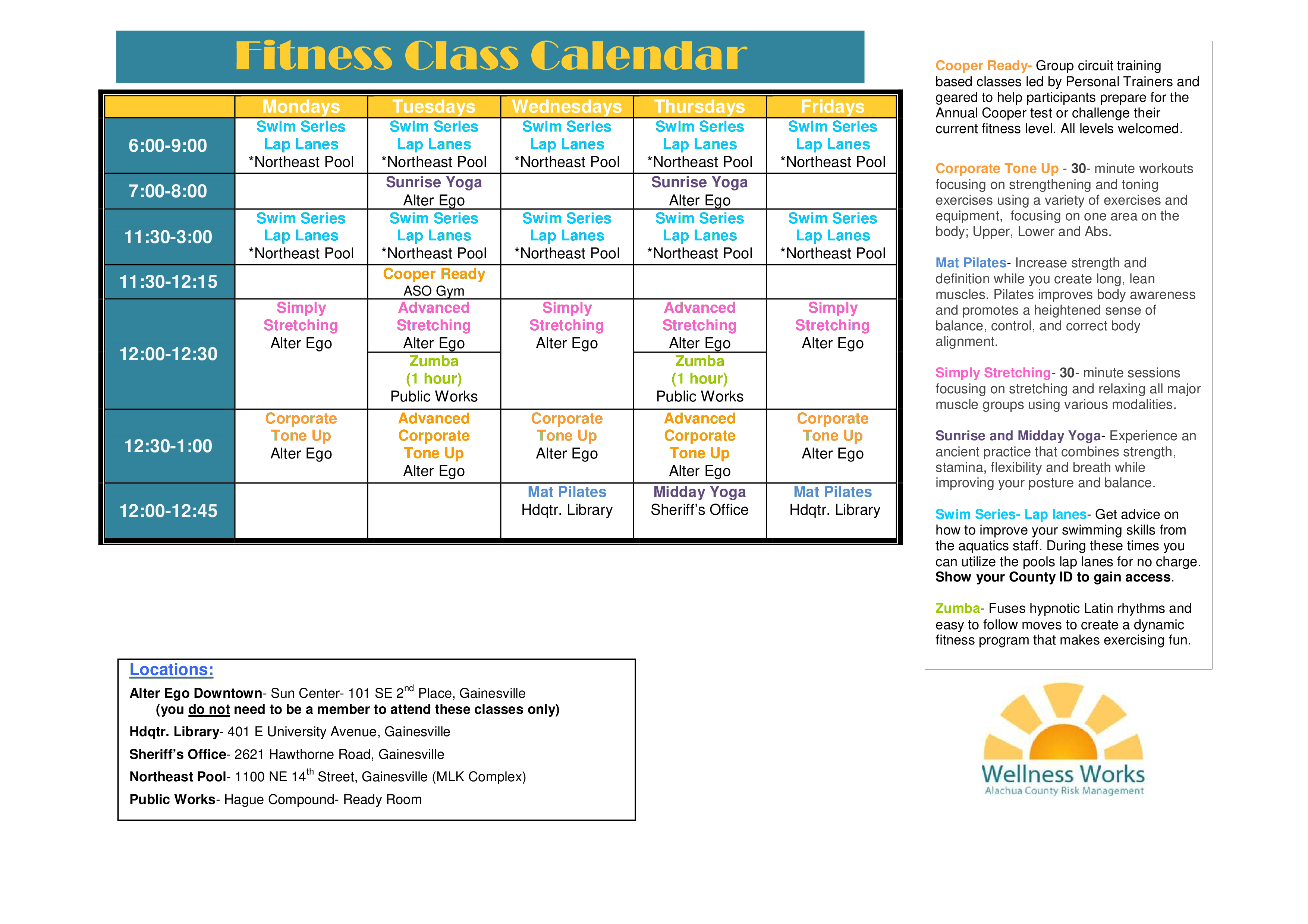 fitness calendar sample Hauptschablonenbild