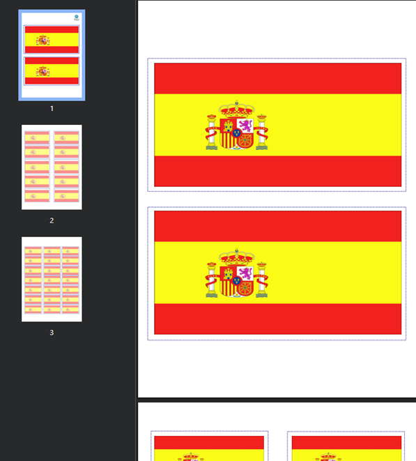 spain flag voorbeeld afbeelding 