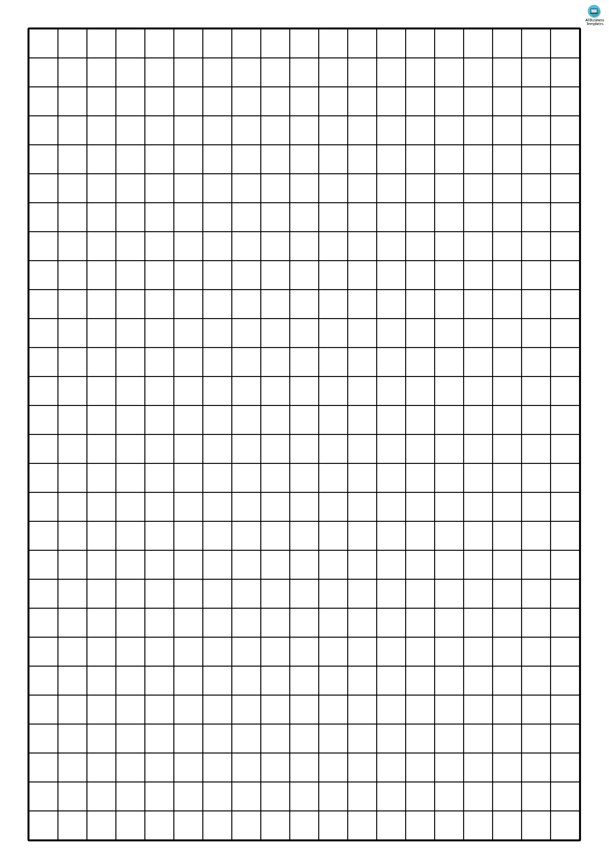 graph paper 1 cm squares Hauptschablonenbild