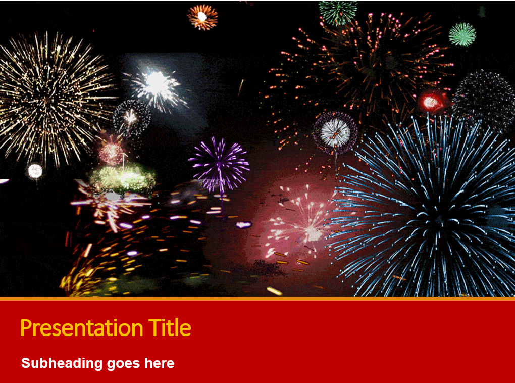 Animated Fireworks Powerpoint Template Free Download Animated Fireworks Powerpoint Template Free Download