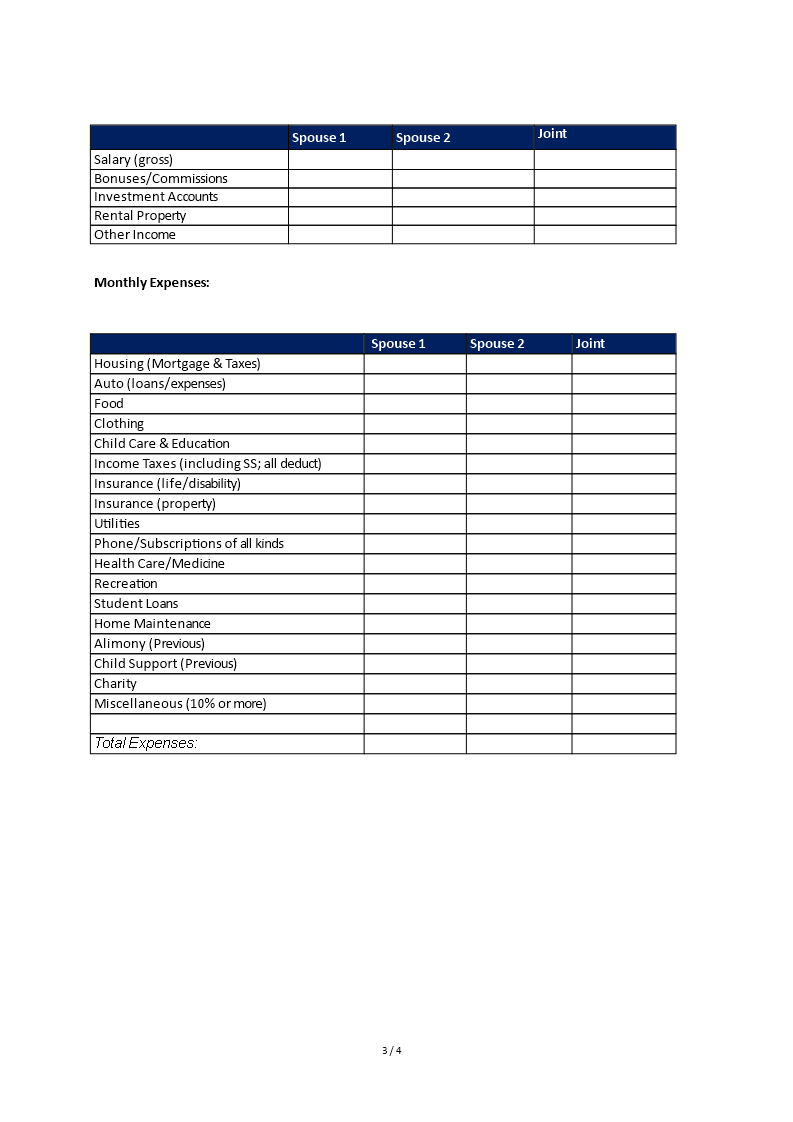 divorce-worksheet-template-allbusinesstemplates