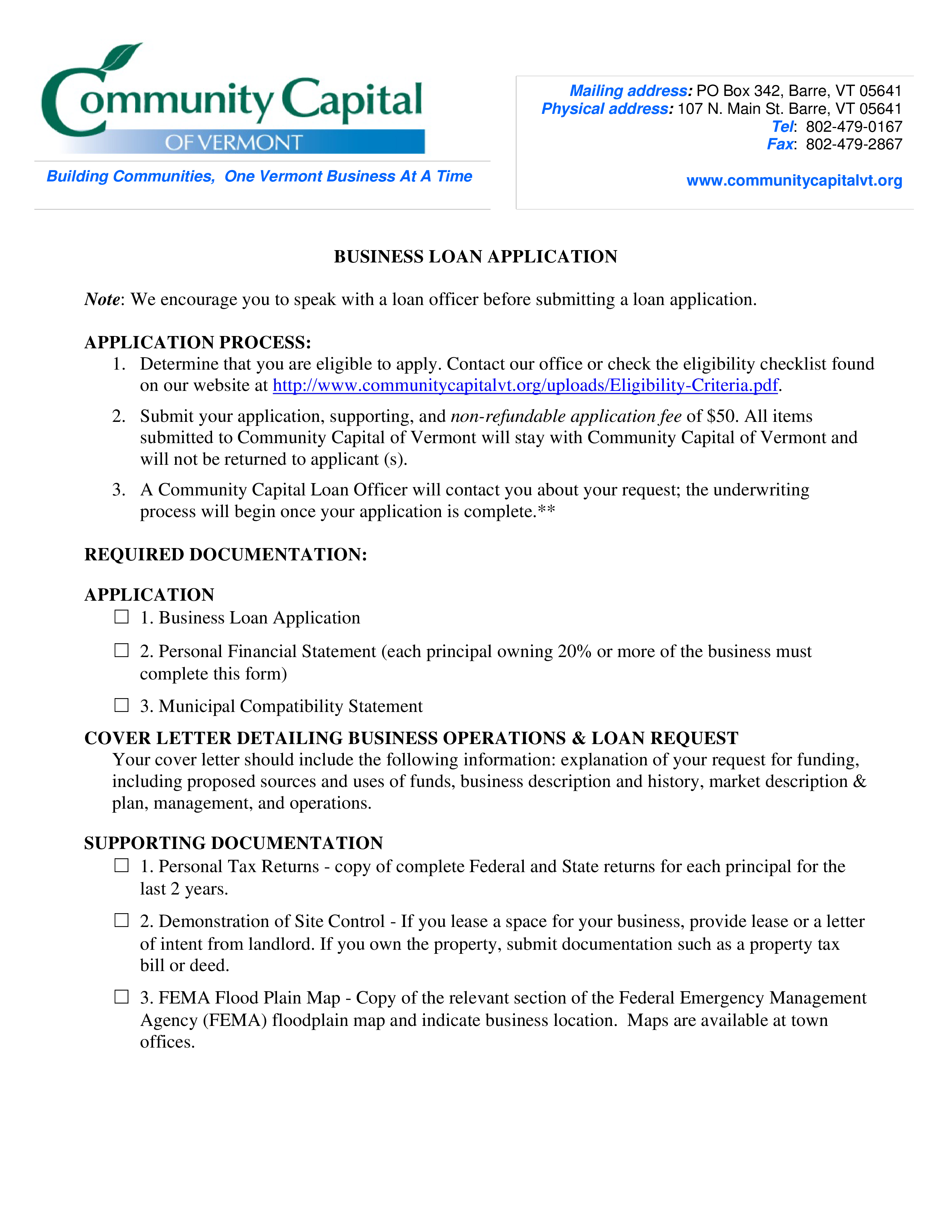 business loan application letter format modèles