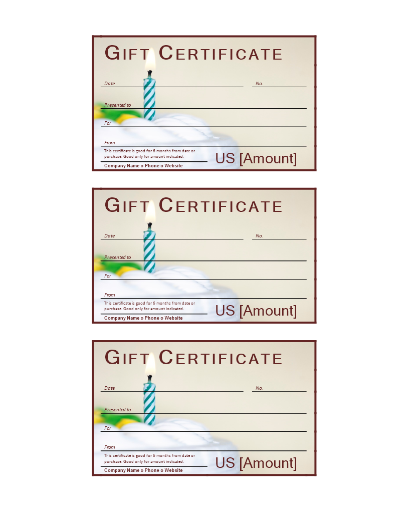 birthday gift voucher word template voorbeeld afbeelding 