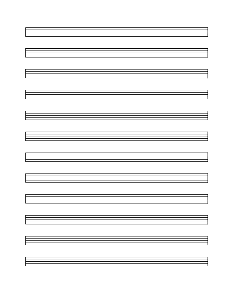 notenpapier ohne violinschlüssel template