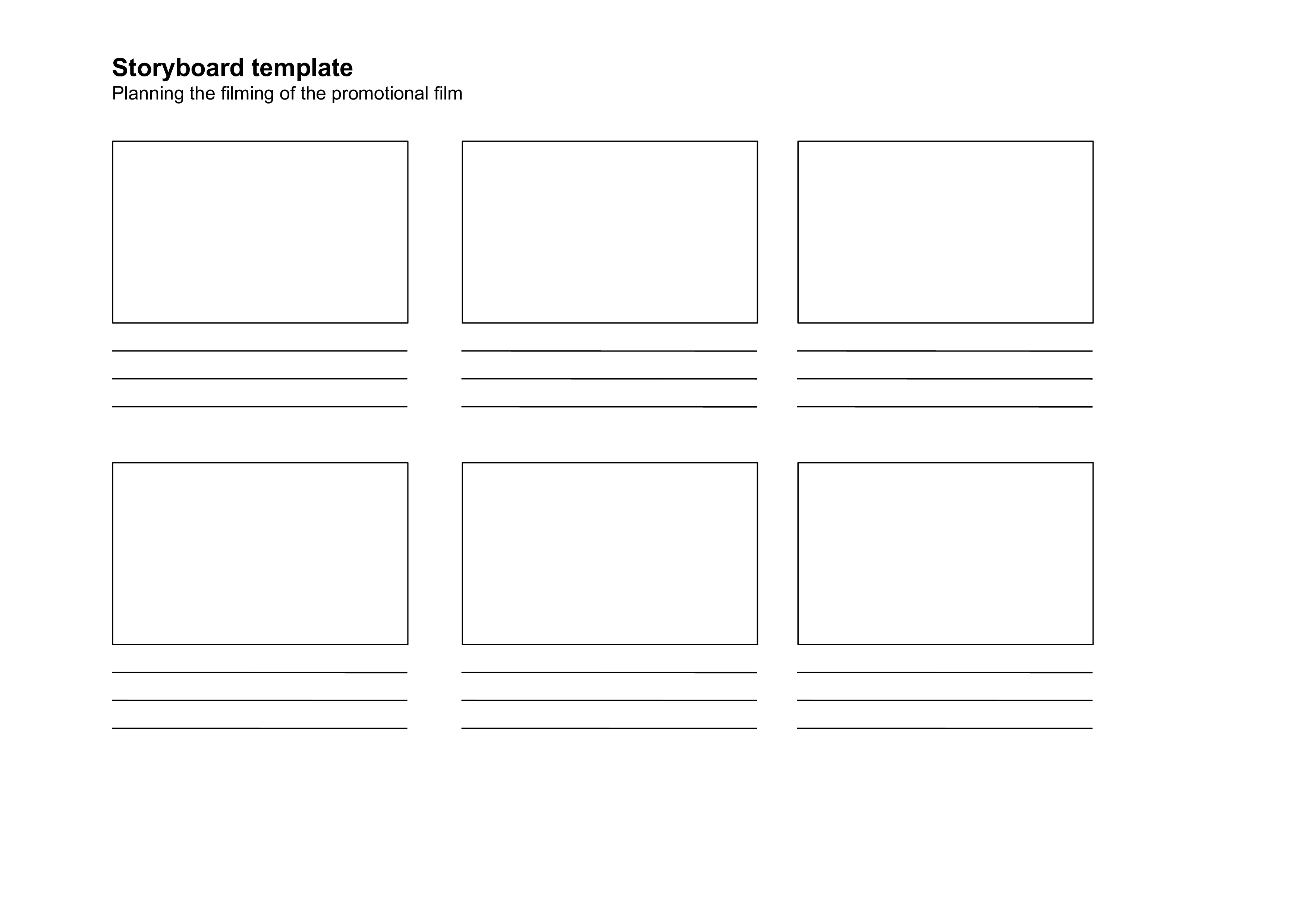 proposal storyboard plantilla imagen principal