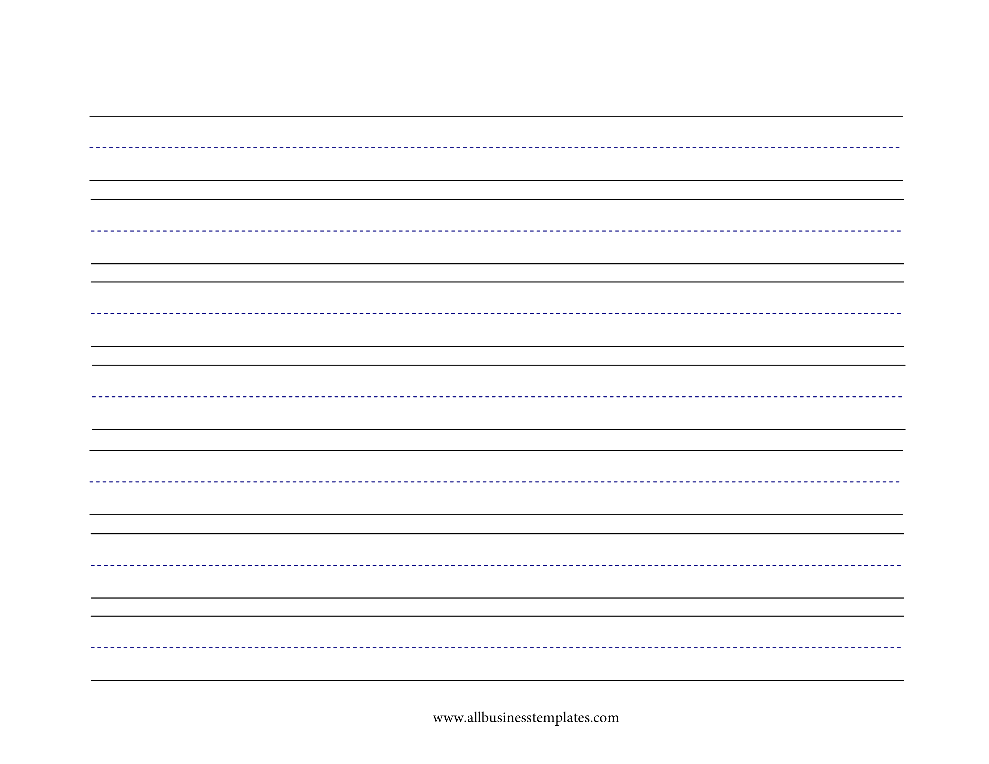 lined paper large lines landscape voorbeeld afbeelding 