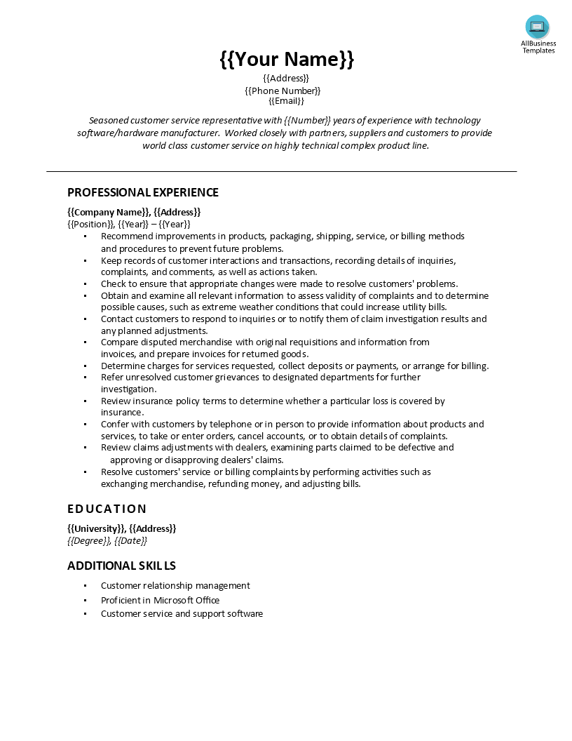 The Best 20 Examples Of resume