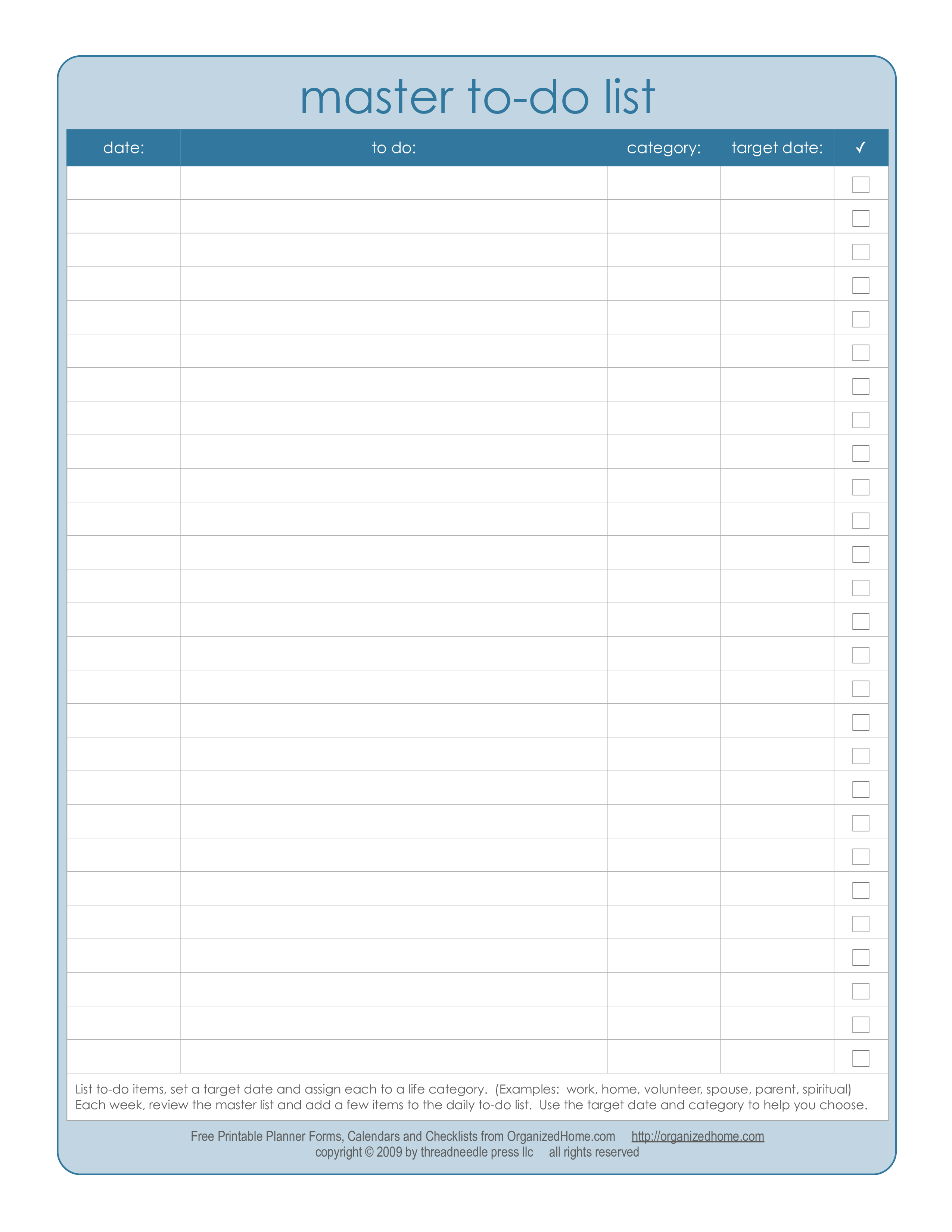 master to-do list plantilla imagen principal